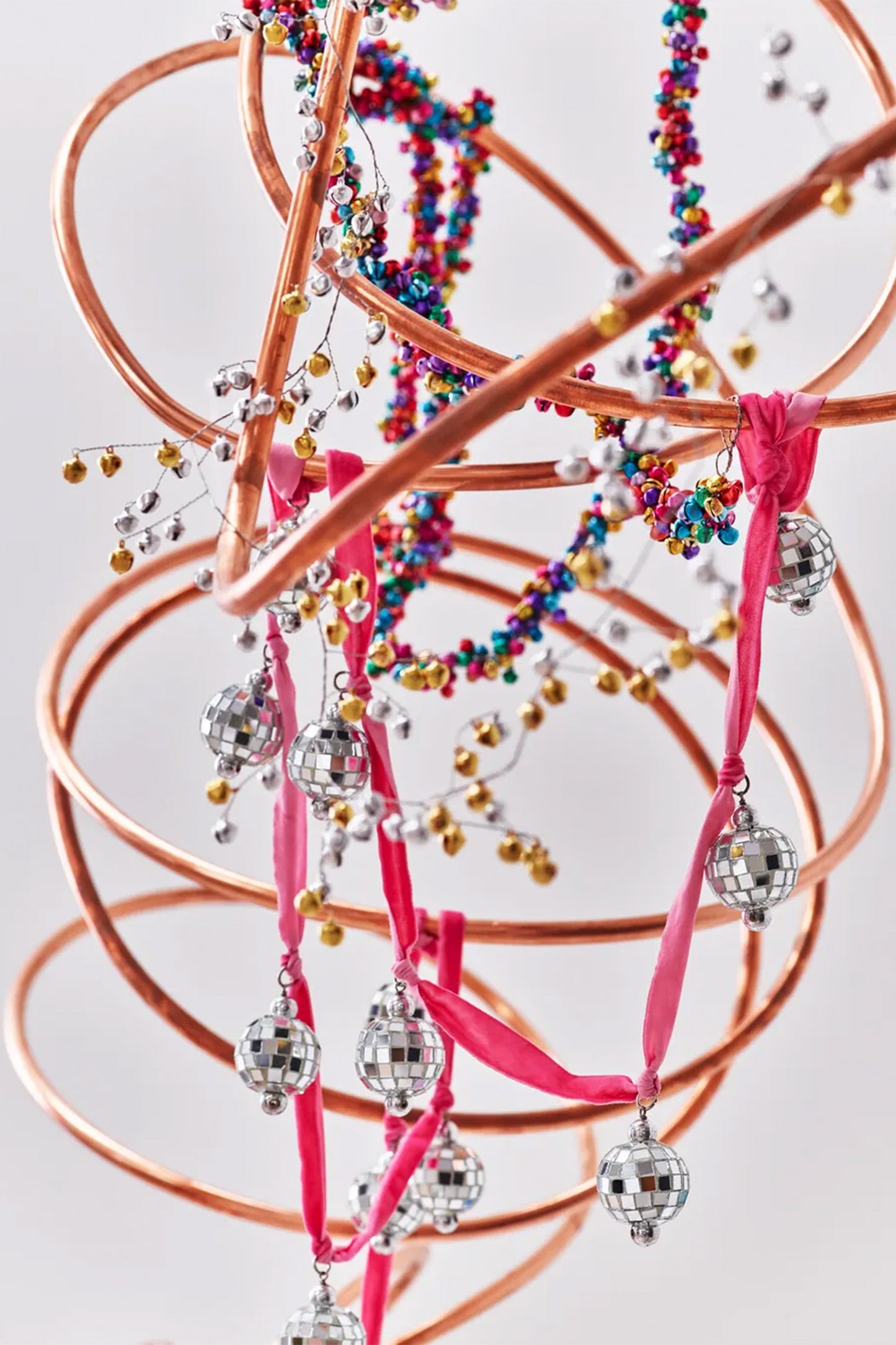 Silver & Gold Bell Christmas Garland
