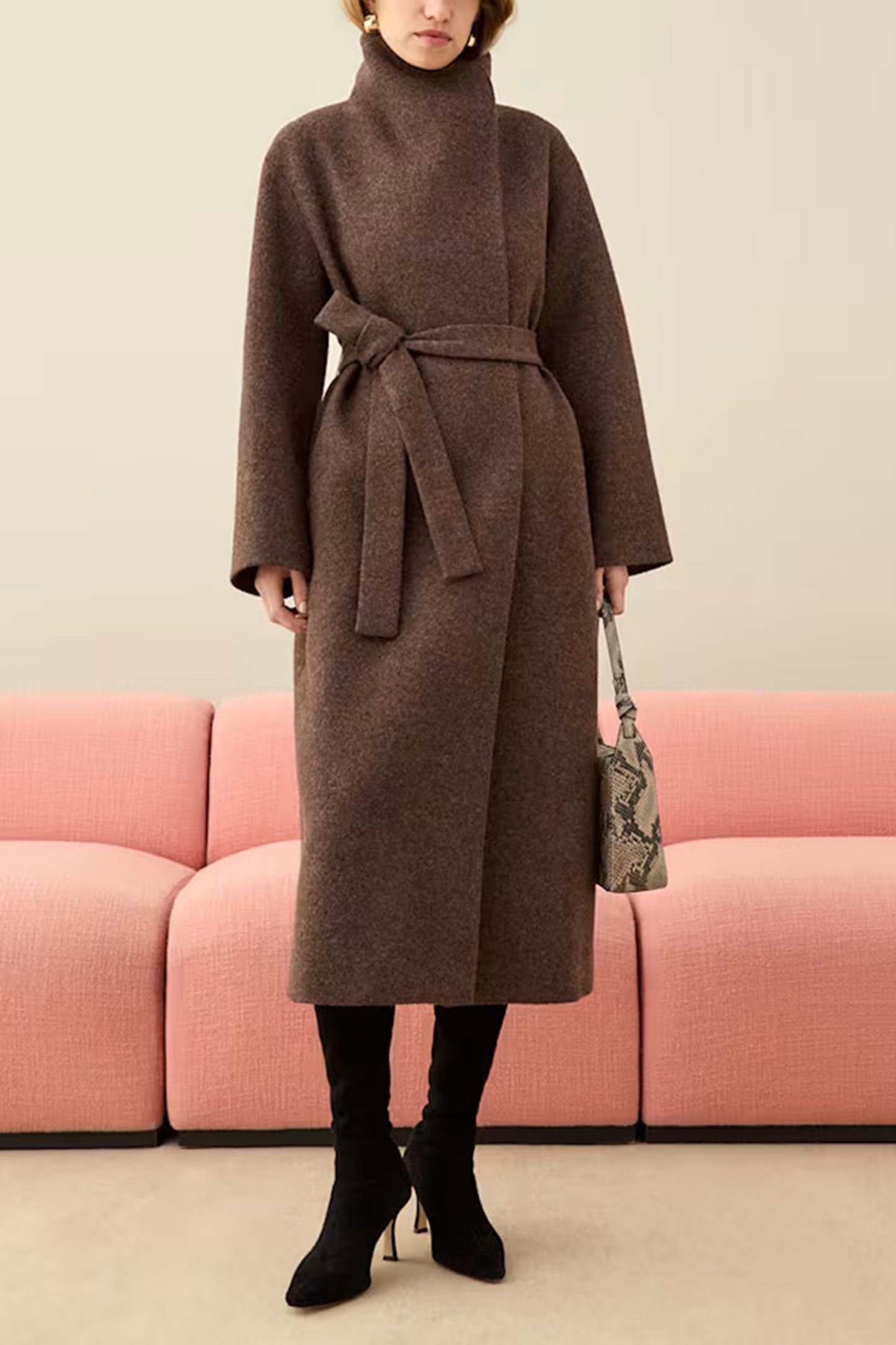Morgan Funnel Neck Coat