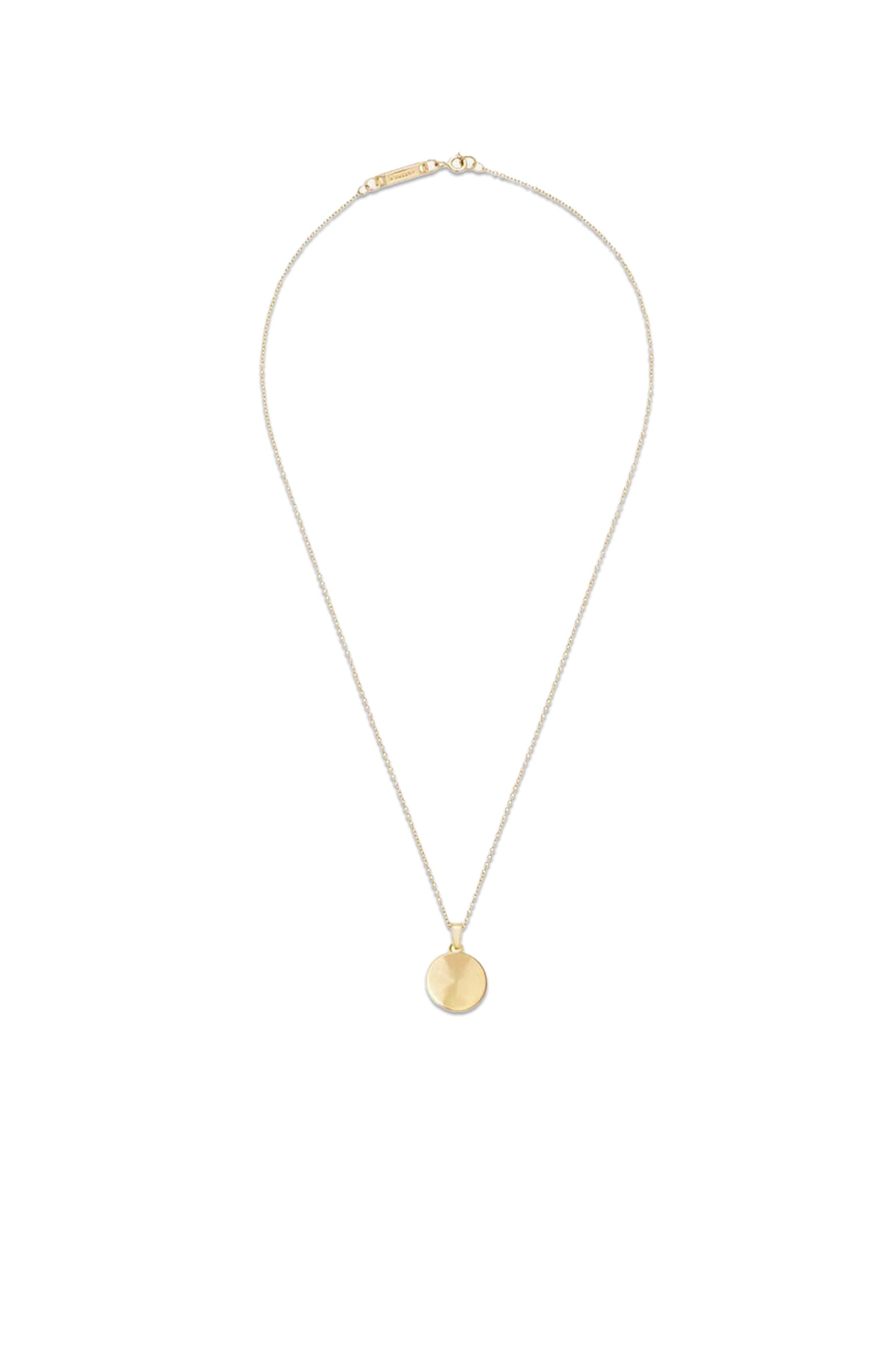 886 Star Caustic Pendant With Chain 18Ct Yellow Gold