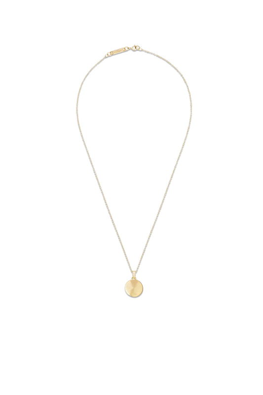 886 Star Caustic Pendant With Chain 18Ct Yellow Gold