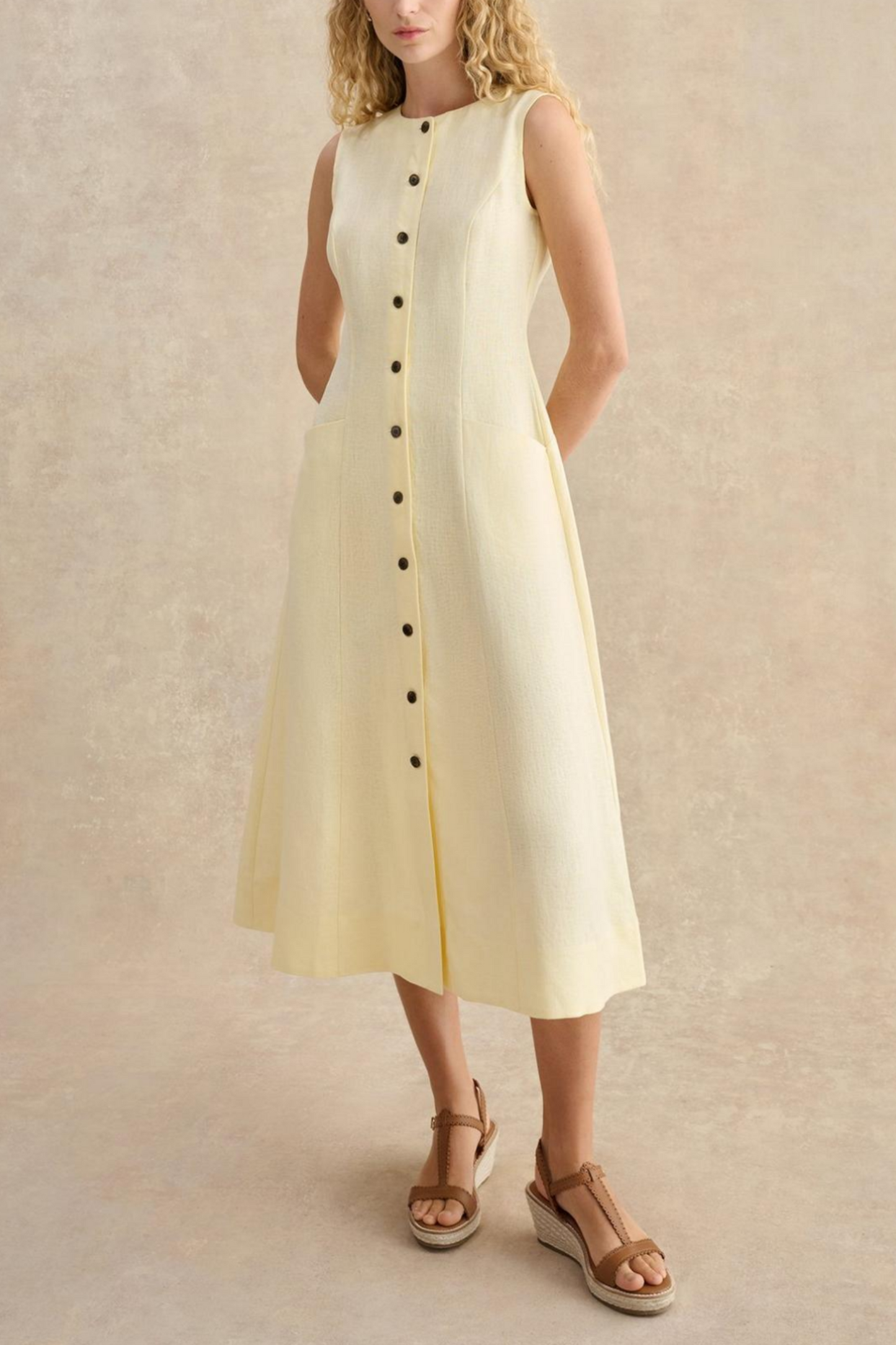 Carmen Linen Dress