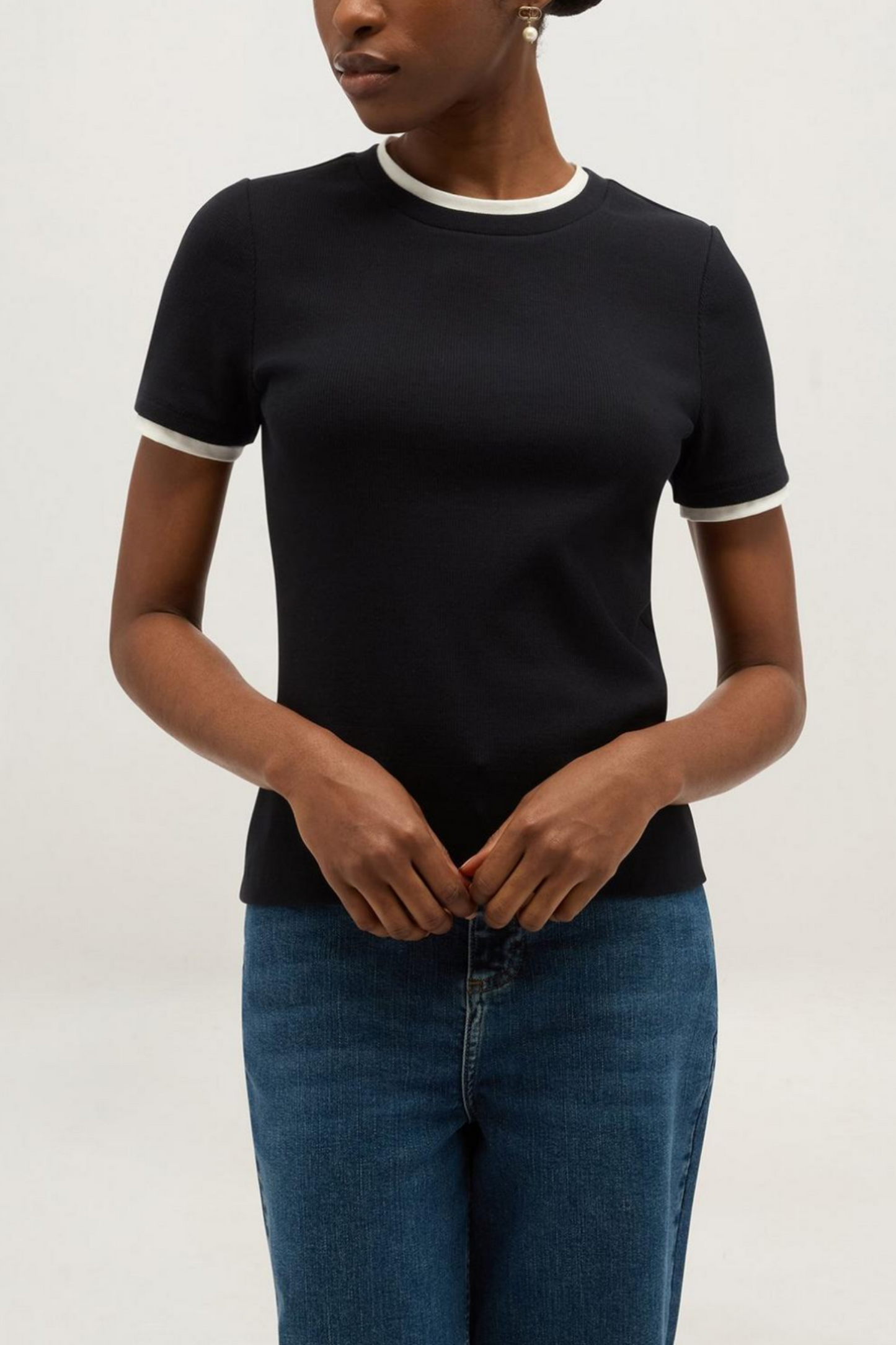 Kali Double Layer Ribbed T-Shirt