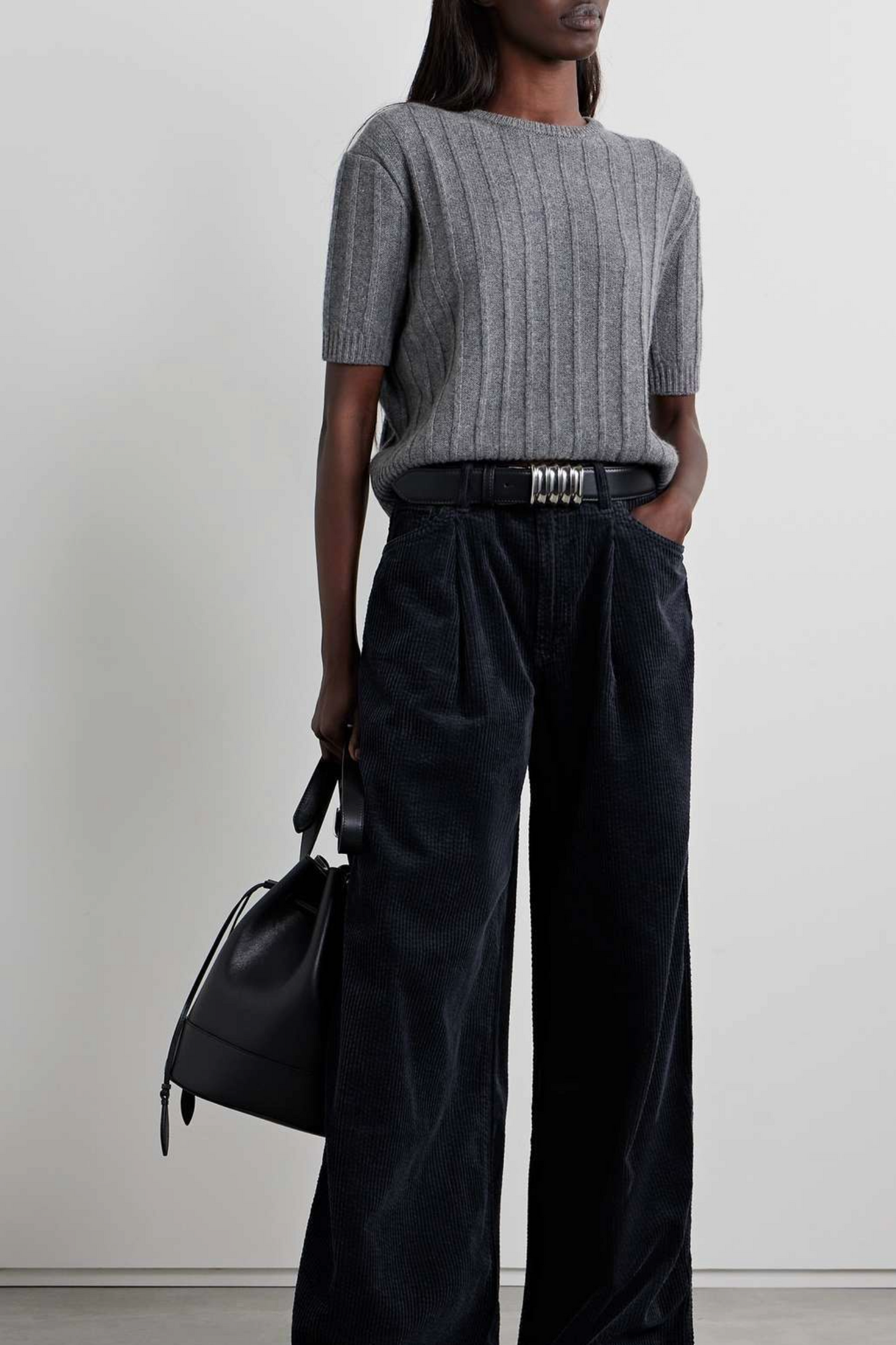 The Atticus cotton-corduroy wide-leg pants