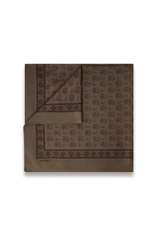 Classique Floral-Print Silk Scarf