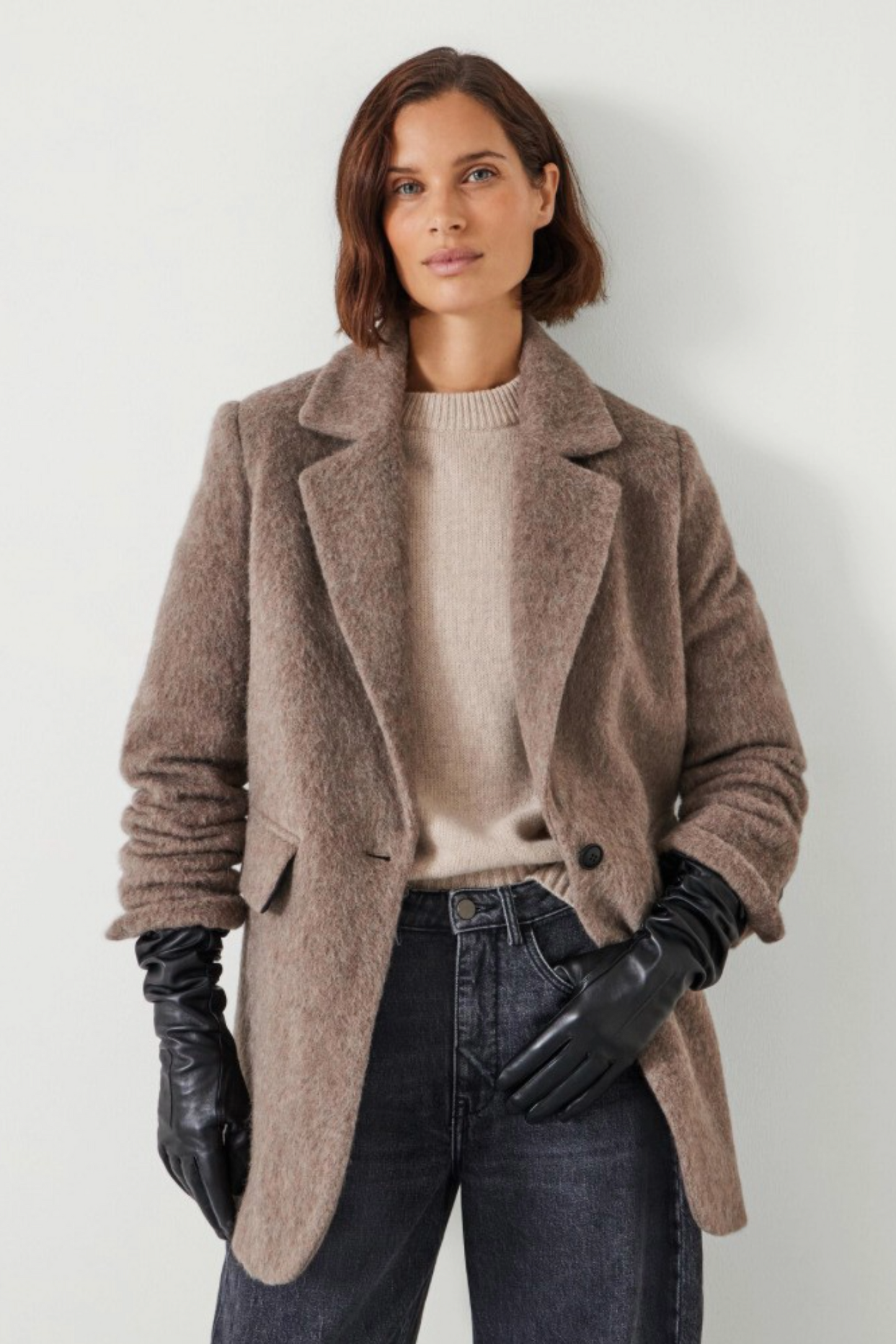 Dents Long Leather Gloves