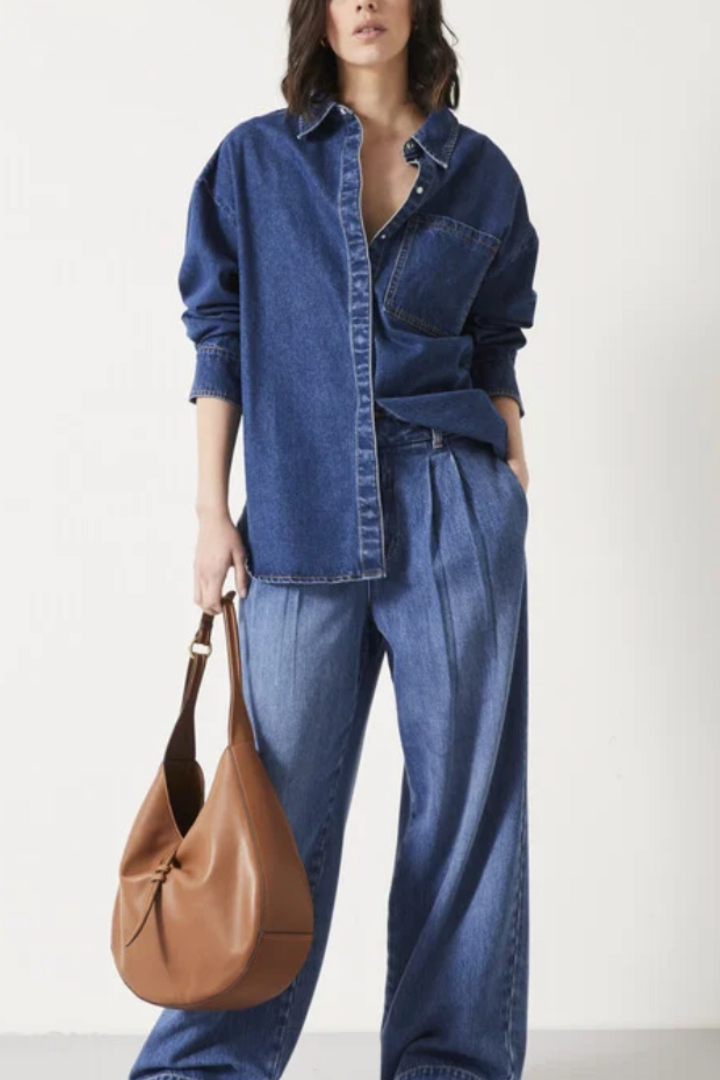 Deanna Relaxed Denim Shirt