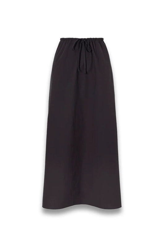 Organic Cotton-poplin Midi Skirt