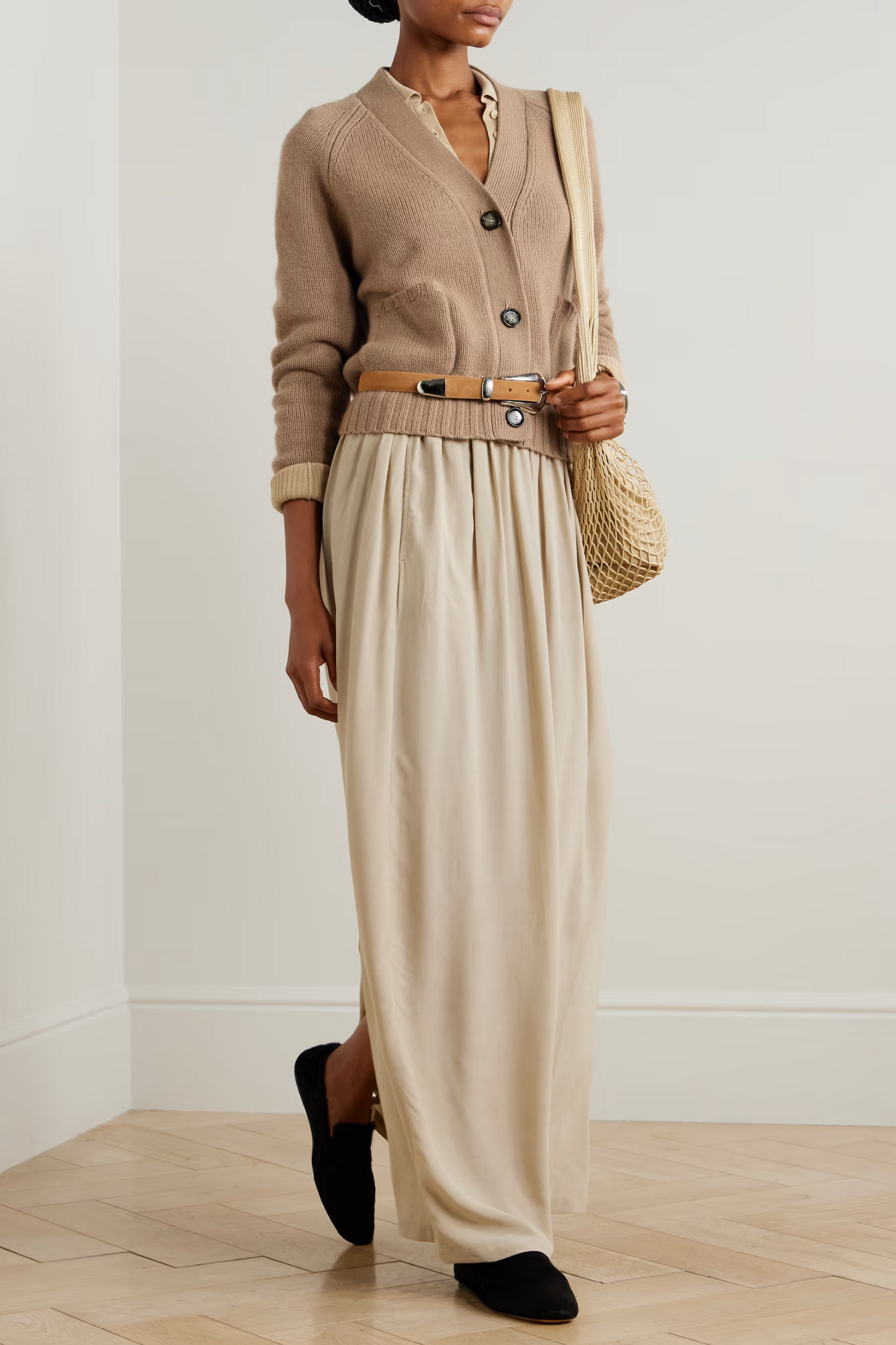 Wool and Cashmere Blend Cardigan