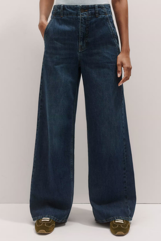 Authentic Tailored Wide-Leg Jean