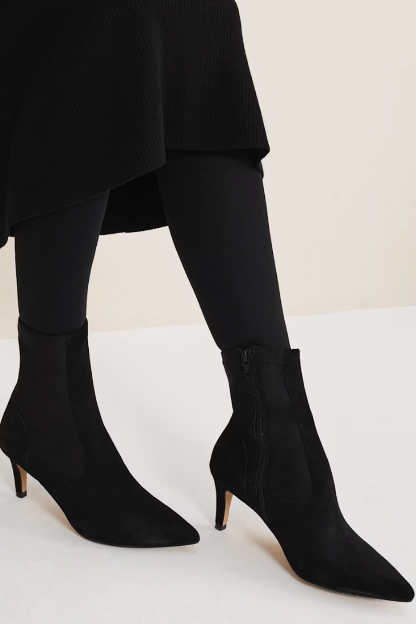 Suede Sock Boots