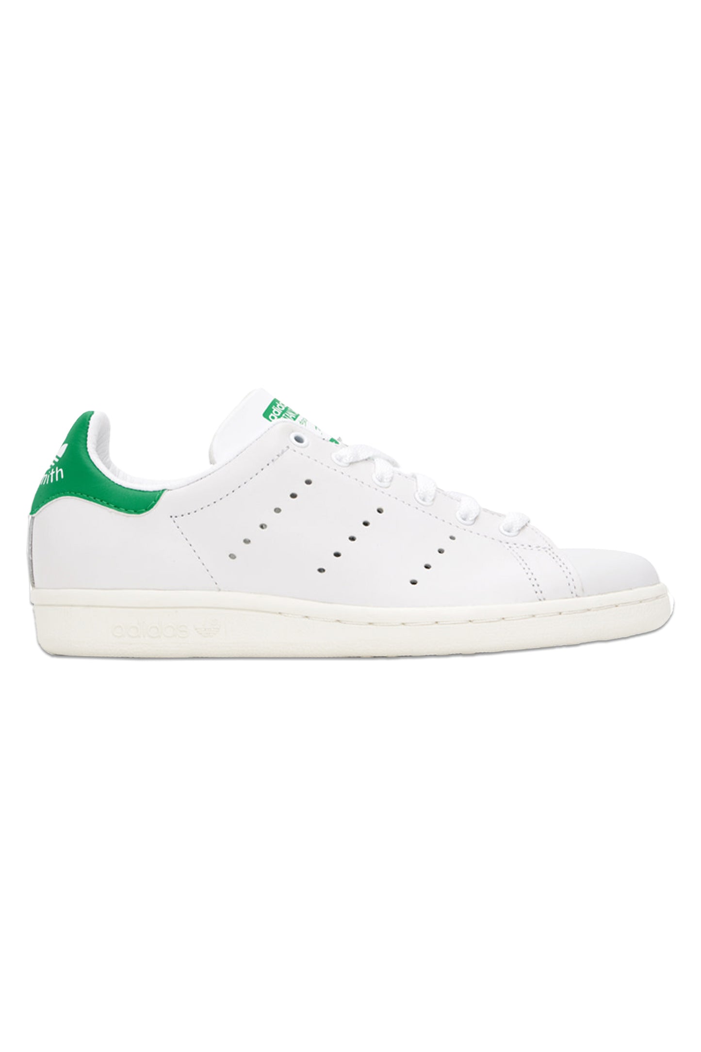 White & Green Stan Smith 80s Sneakers