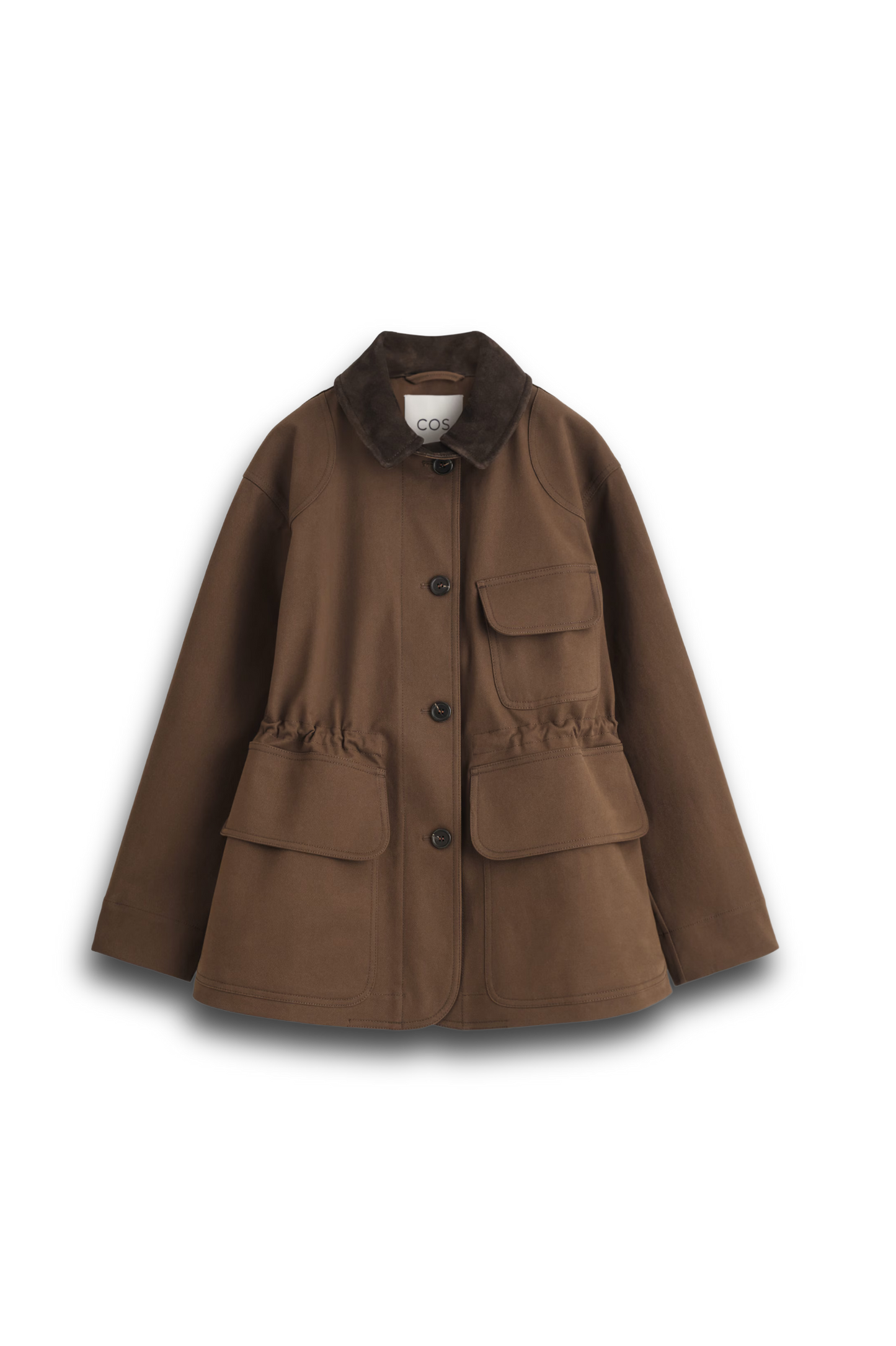 Suede-collar Field Jacket