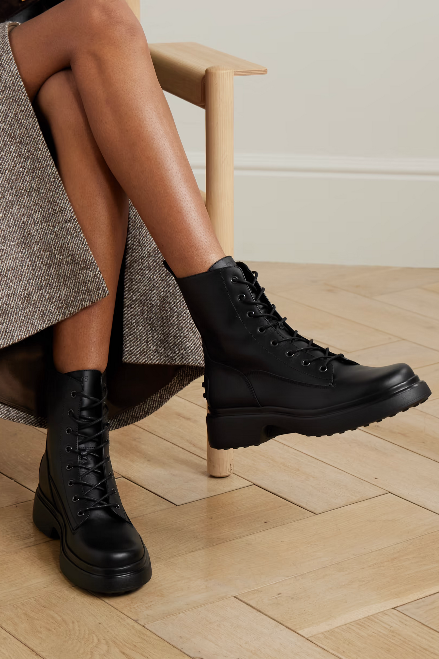 Gomma 74L Leather Ankle Boots
