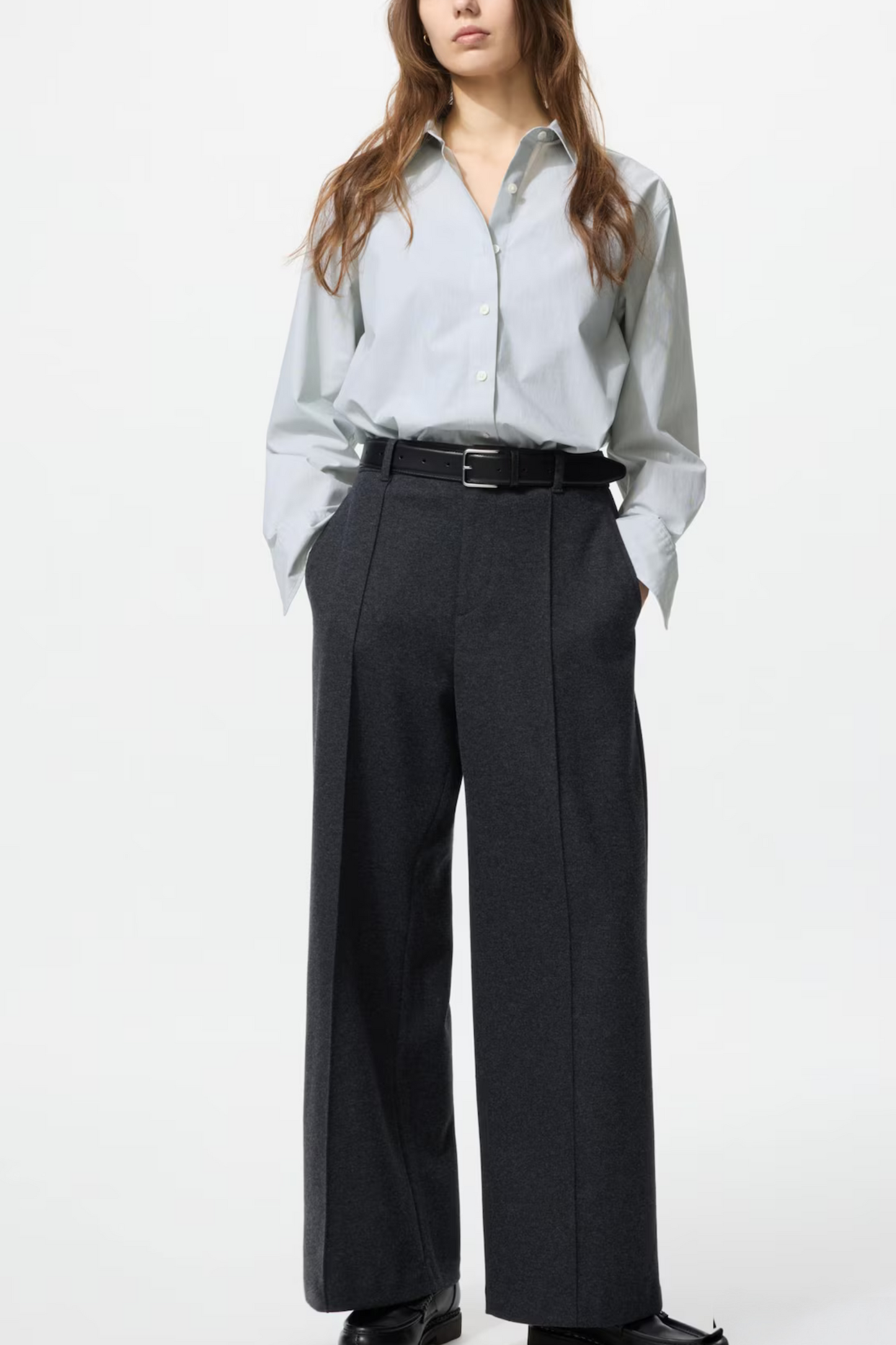Women's Brushed Jersey Wide Trousers
