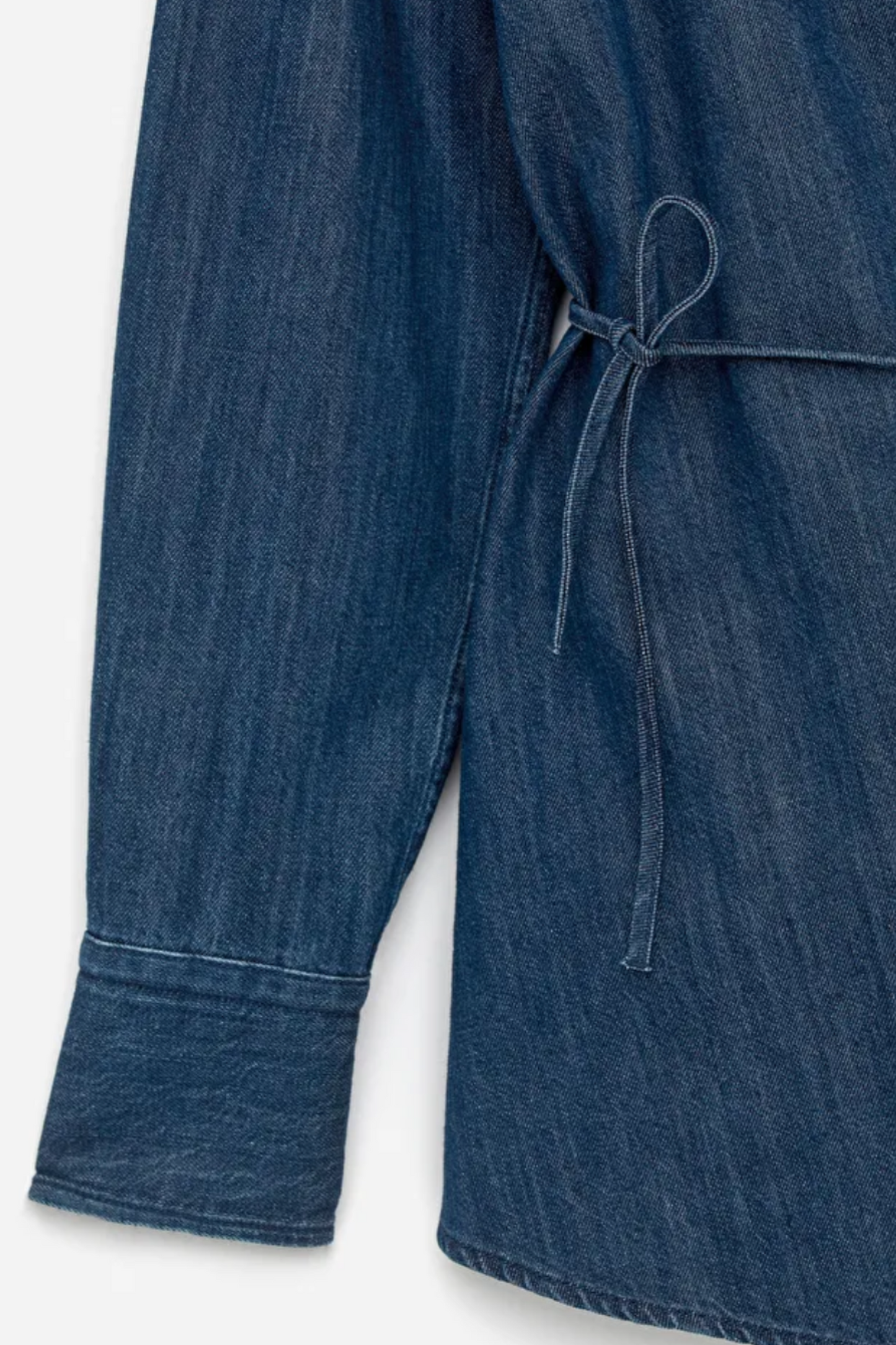 Denim Wrap Shirt