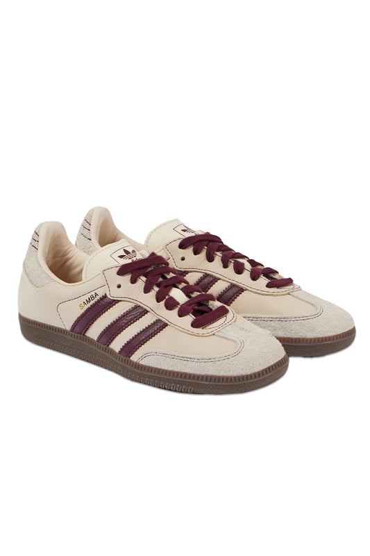 Samba OG Suede-Trimmed Leather Sneakers
