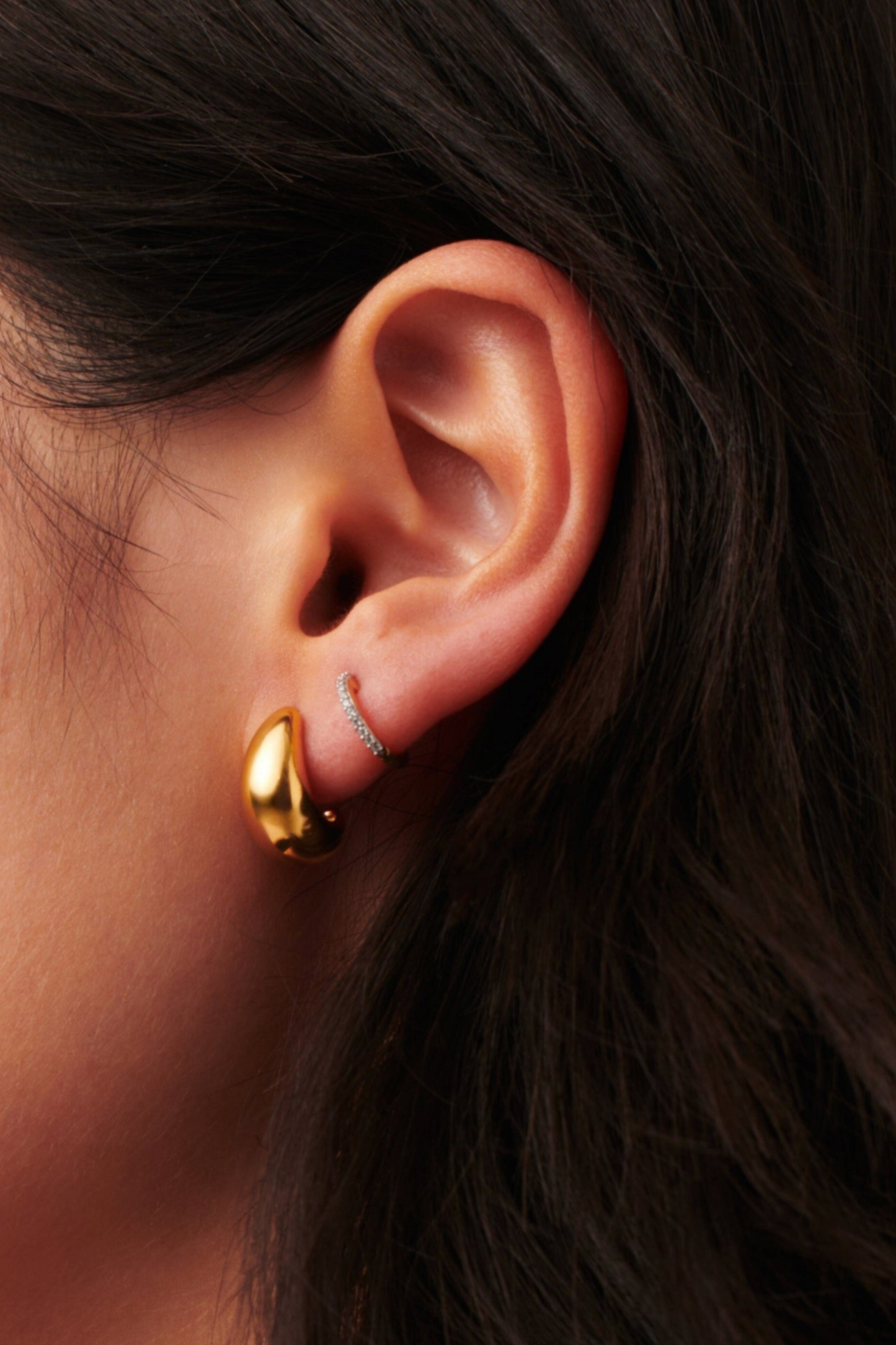 Savi Dome Mini Hoop Earrings