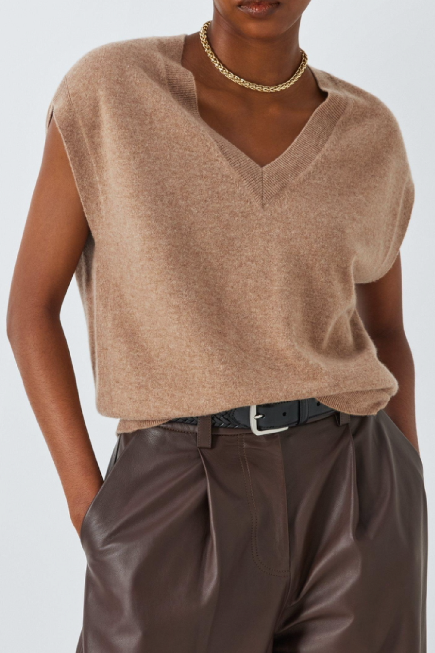 Cashmere V-Neck Vest