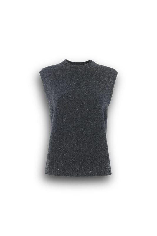 Wool Fleck Sleeveless Tank