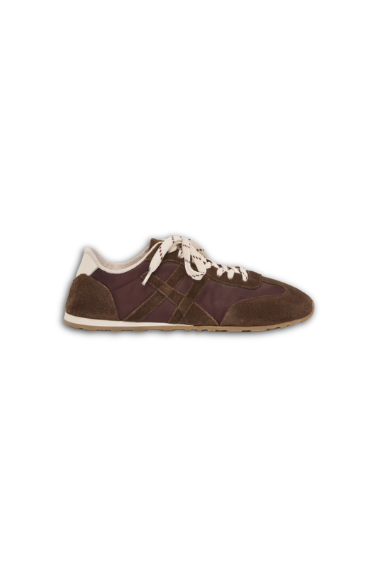 Suede Slimline Retro Trainers