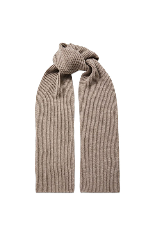 Ribbed Cashmere And Silk-Blend Scarf