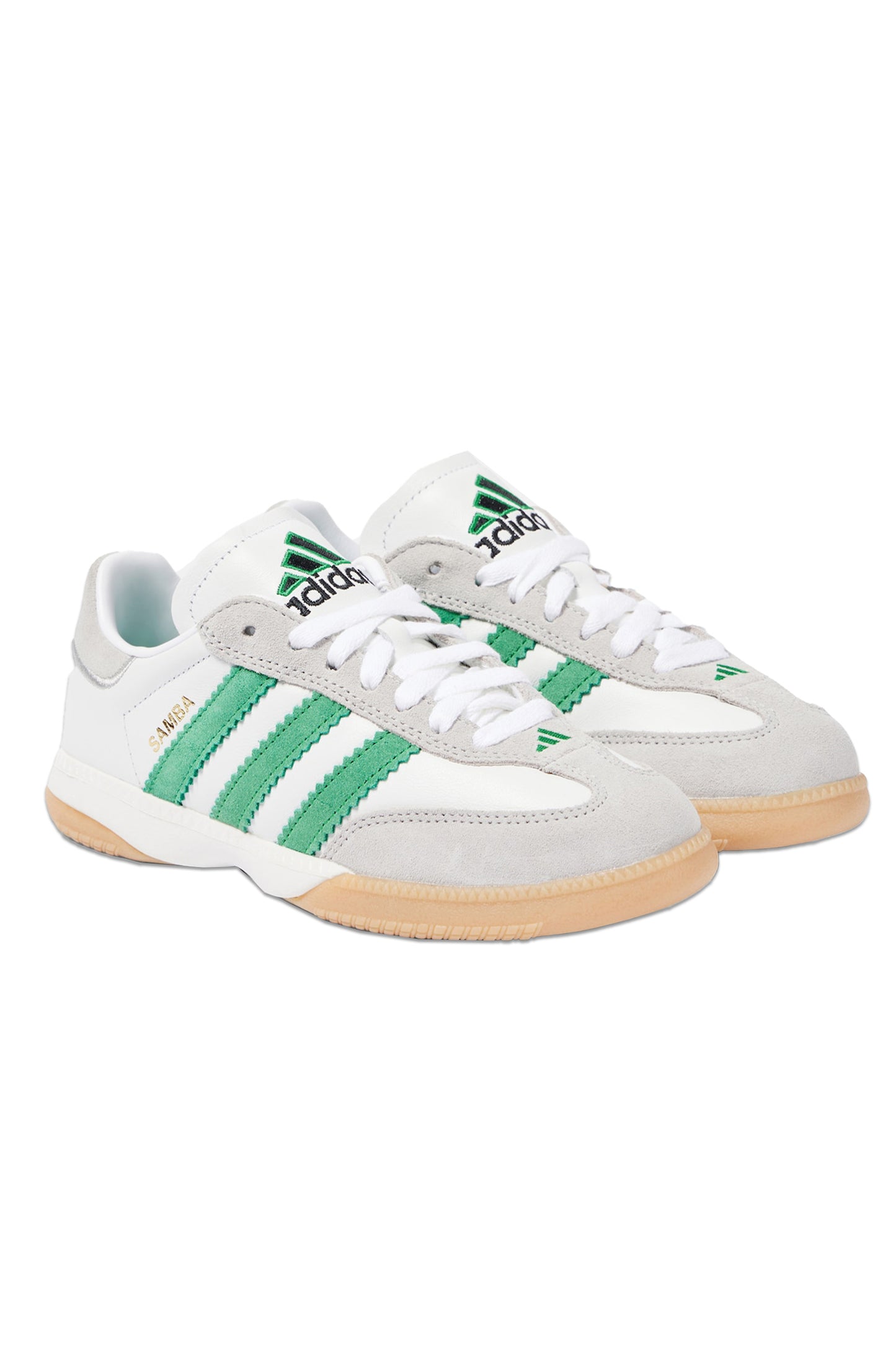 Samba MN Suede-Trimmed Leather Sneakers