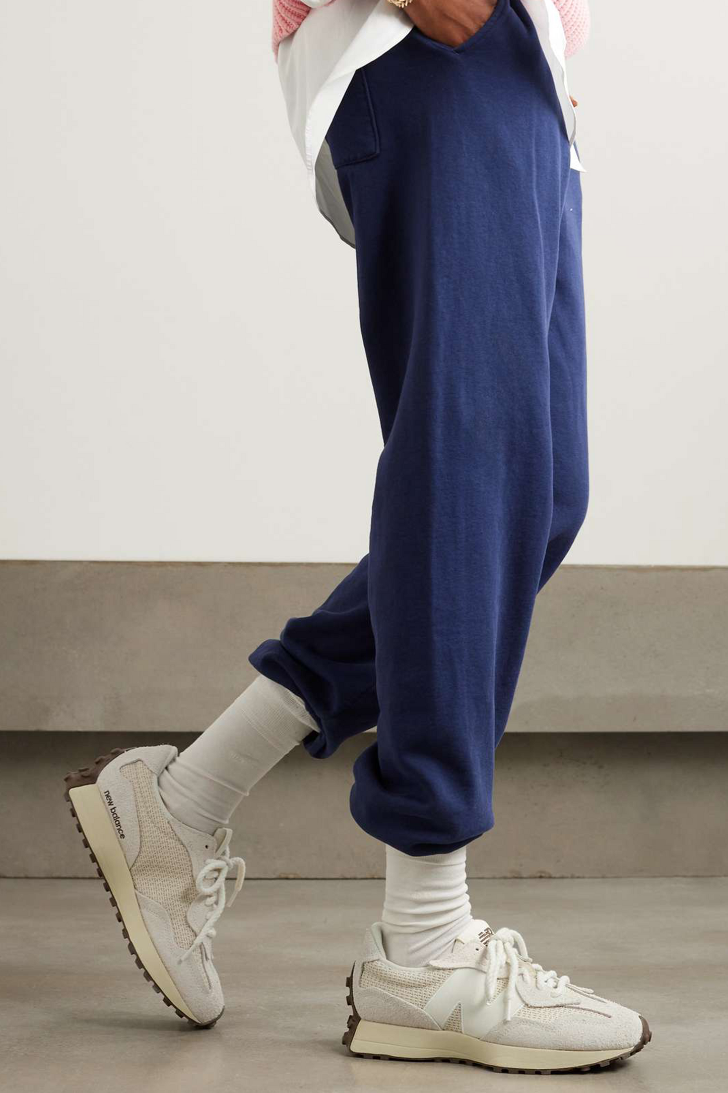 327 Suede And Mesh Sneakers