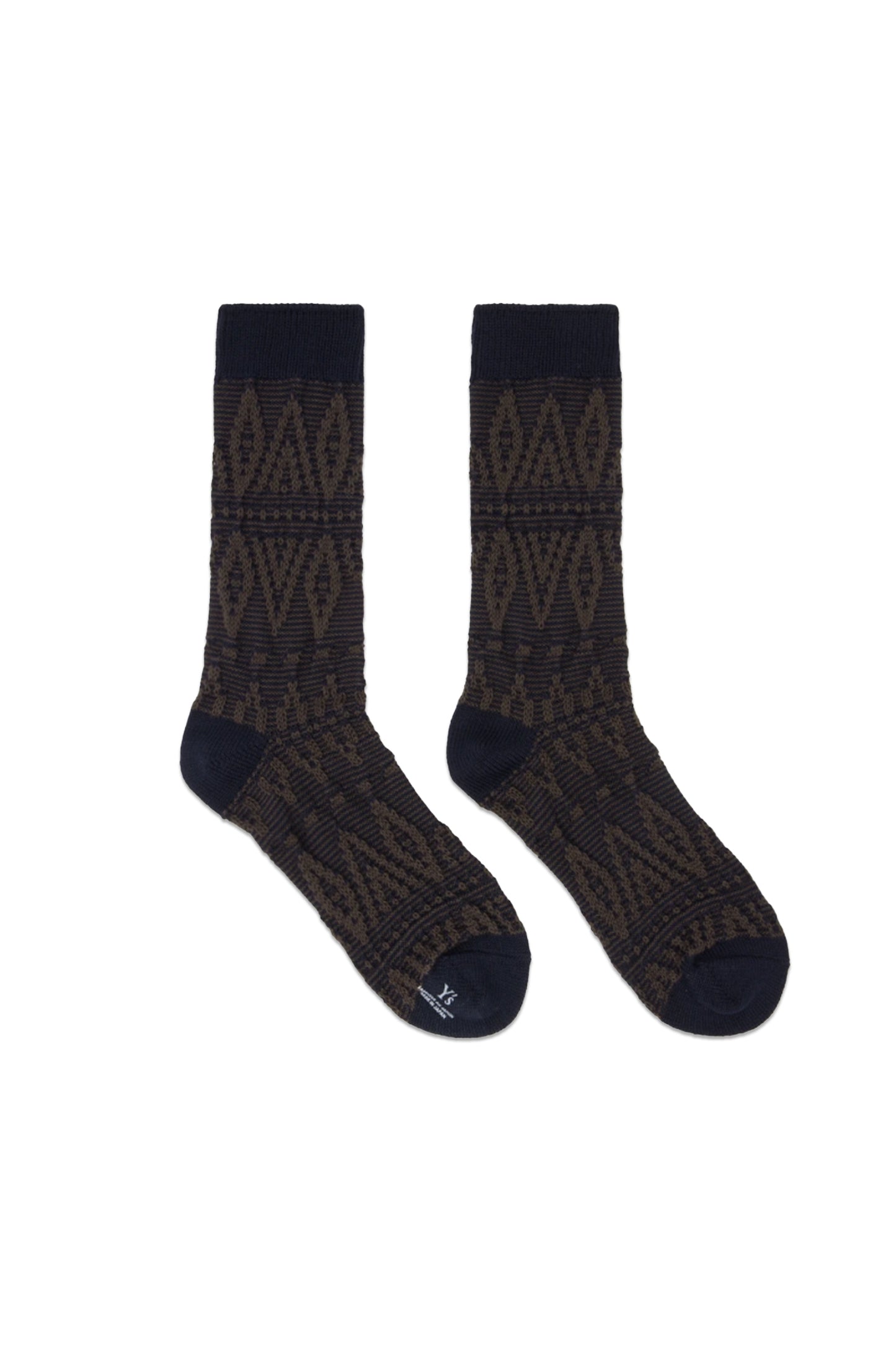 Brown Nordic Socks