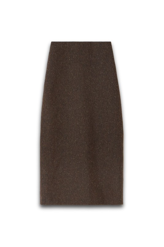 Sussex Wool-blend Midi Skirt