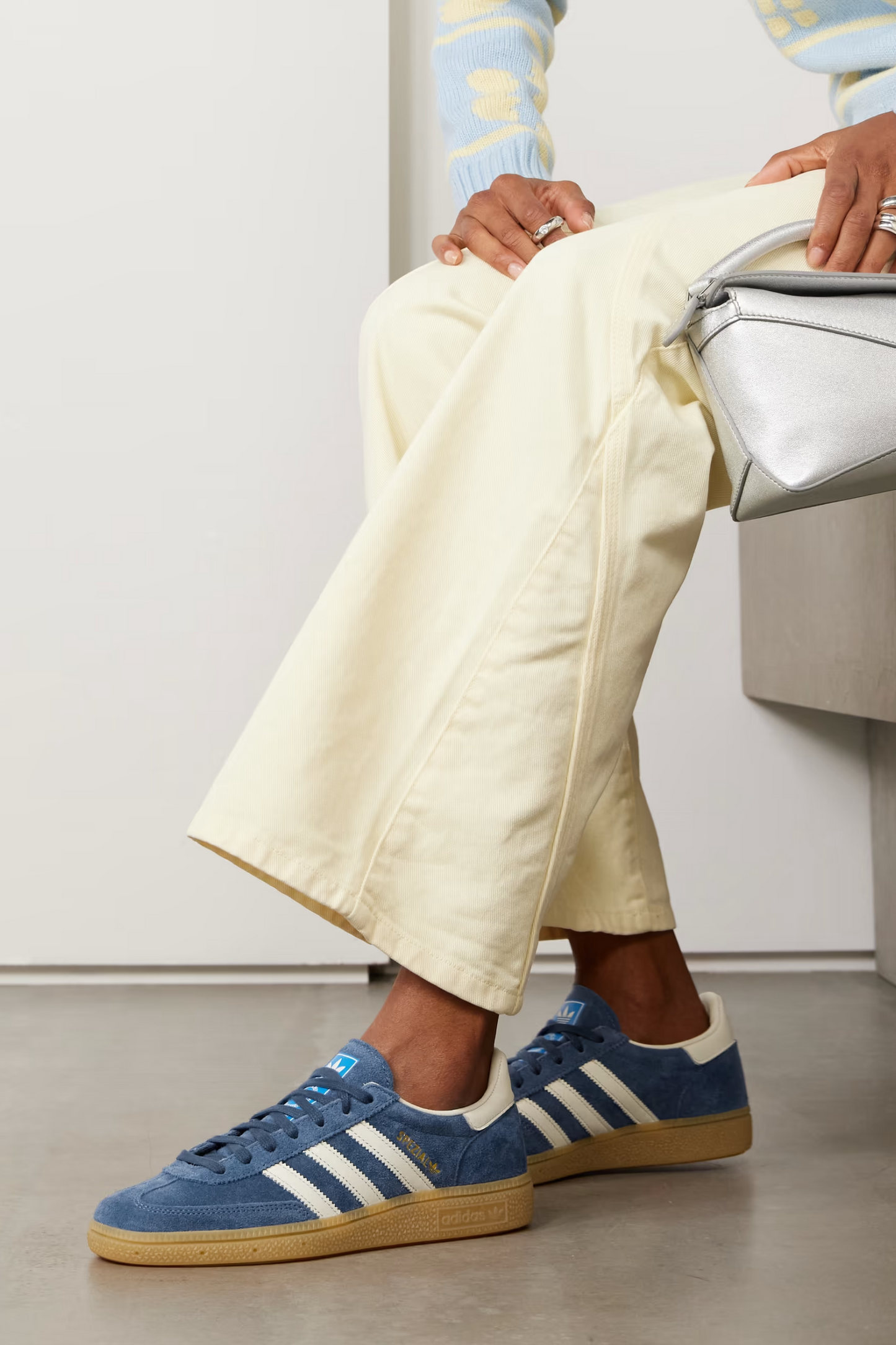 Handball Spezial Leather-trimmed Suede Sneakers