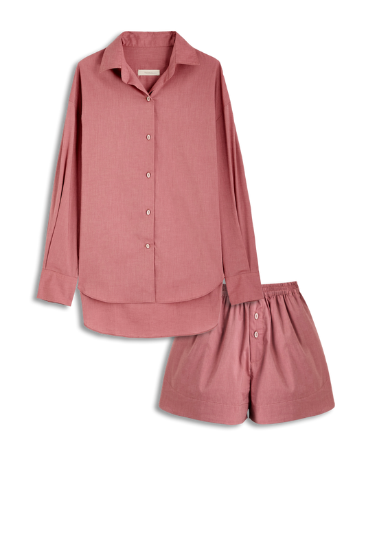 En Vau Cotton Shirt And Lonia Shorts