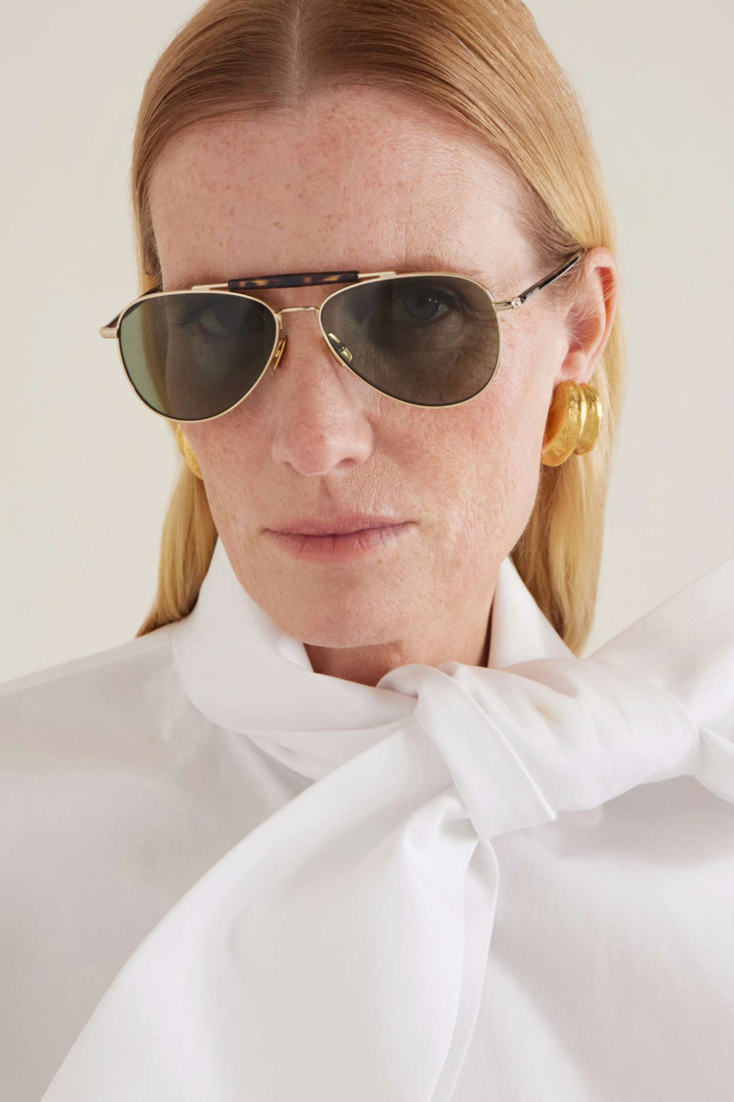 SL 864 Aviator-style Metal Sunglasses