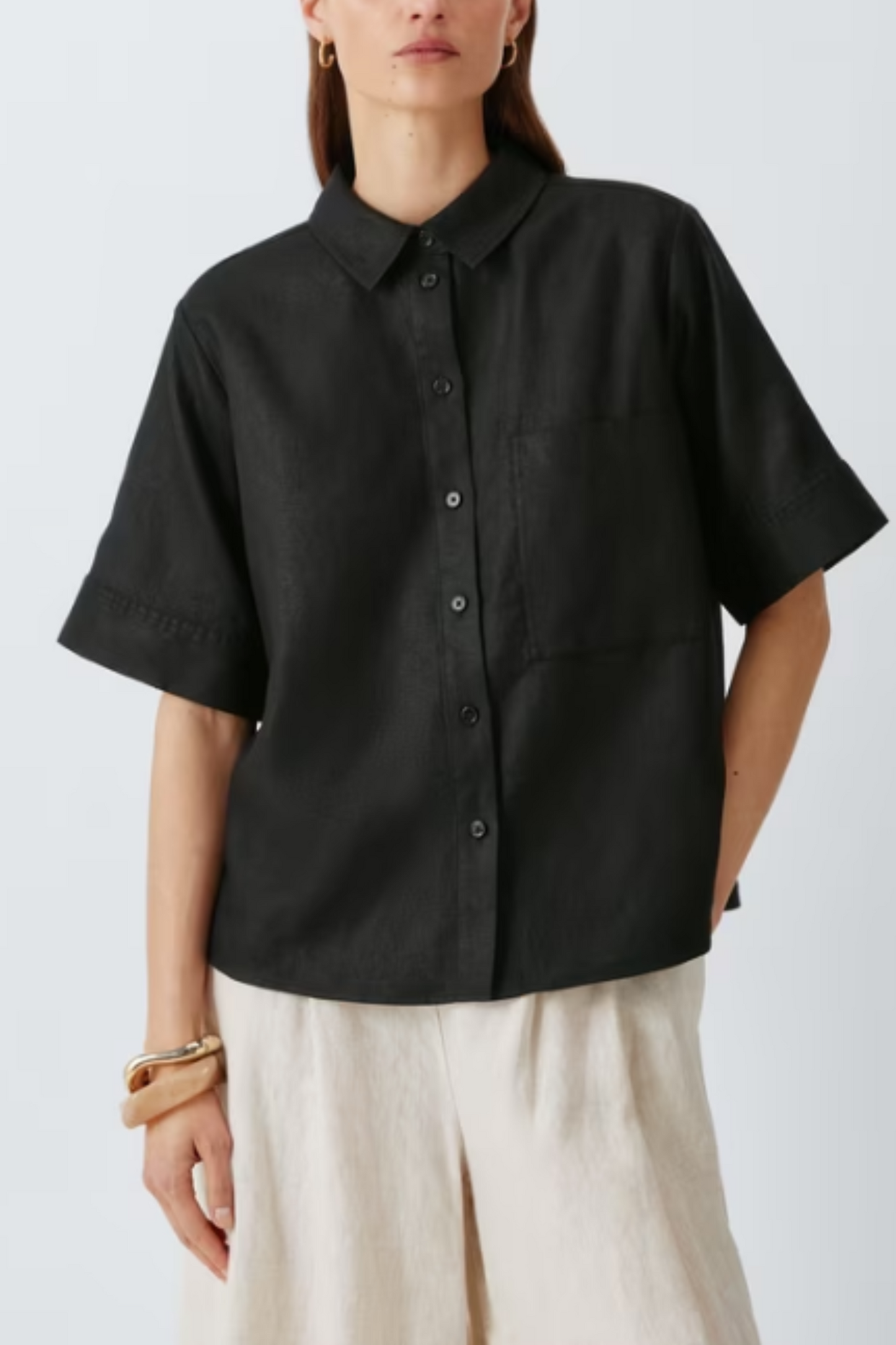 Pure Linen Short Sleeve Resort Shirt