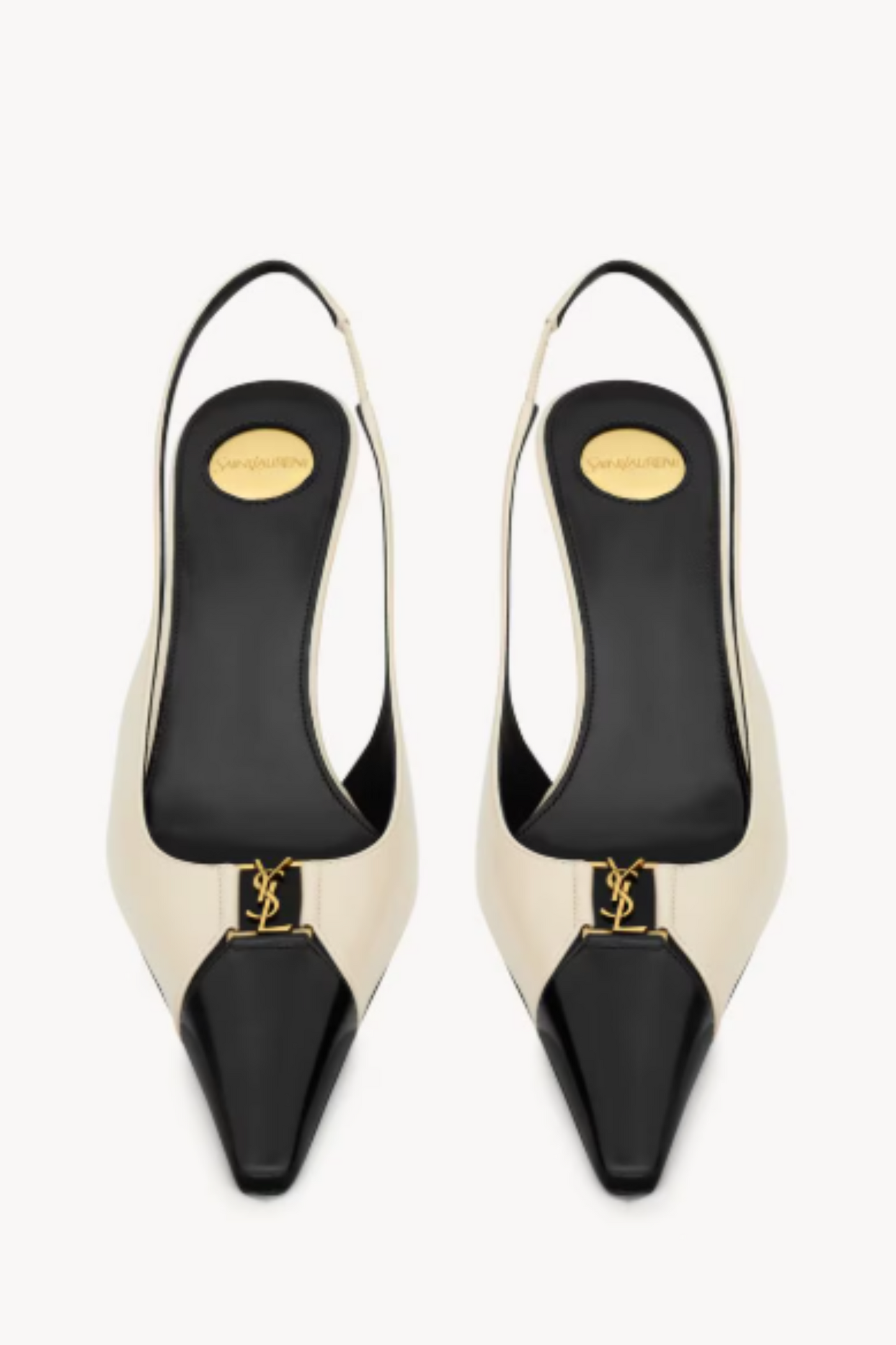 Babylone Breteuil Slingback Pumps In Smooth Leather