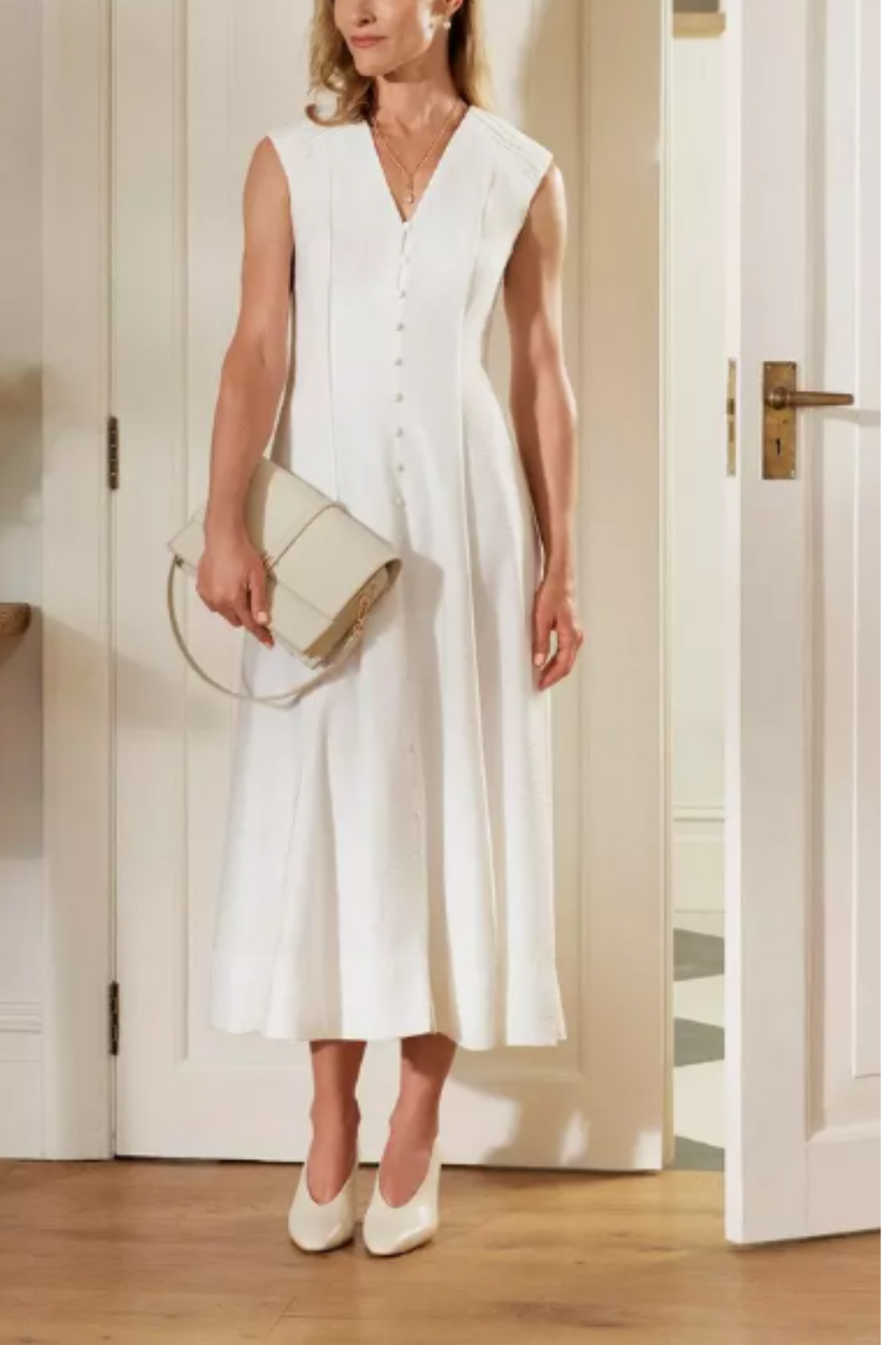Elida Button Through Dress