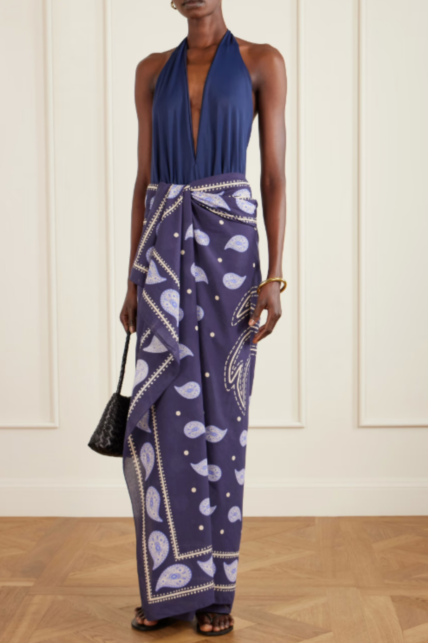 Vibrant Horizons printed cotton pareo