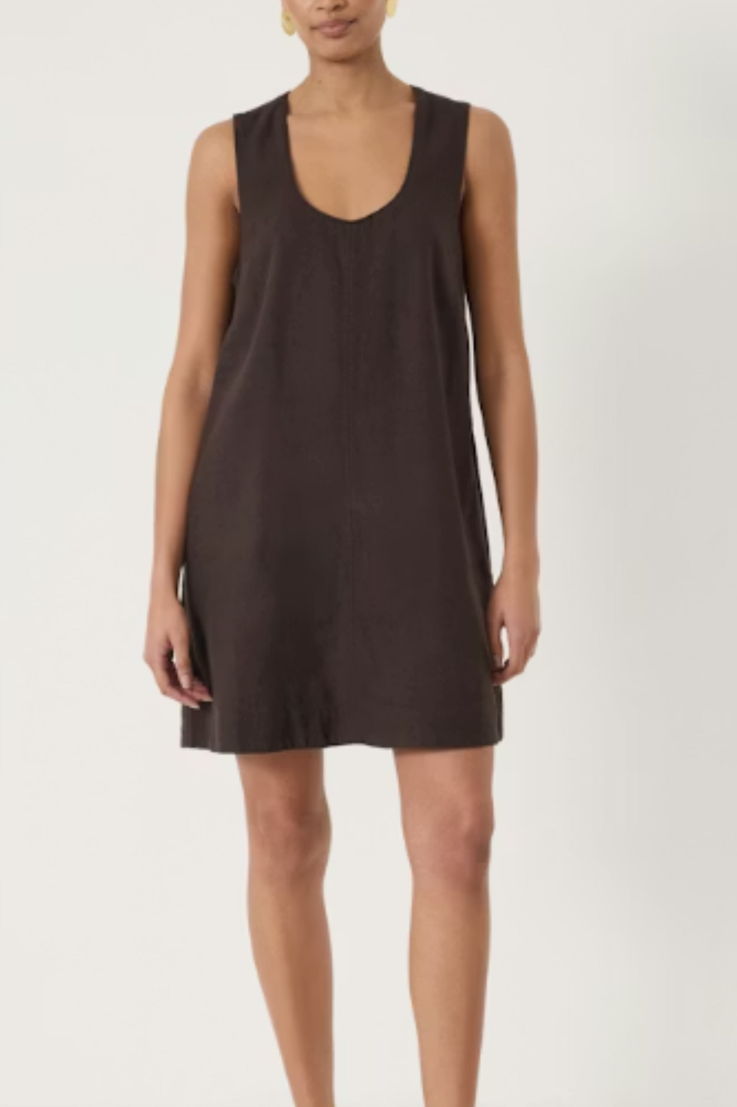 Maris Linen Blend Mini Dress