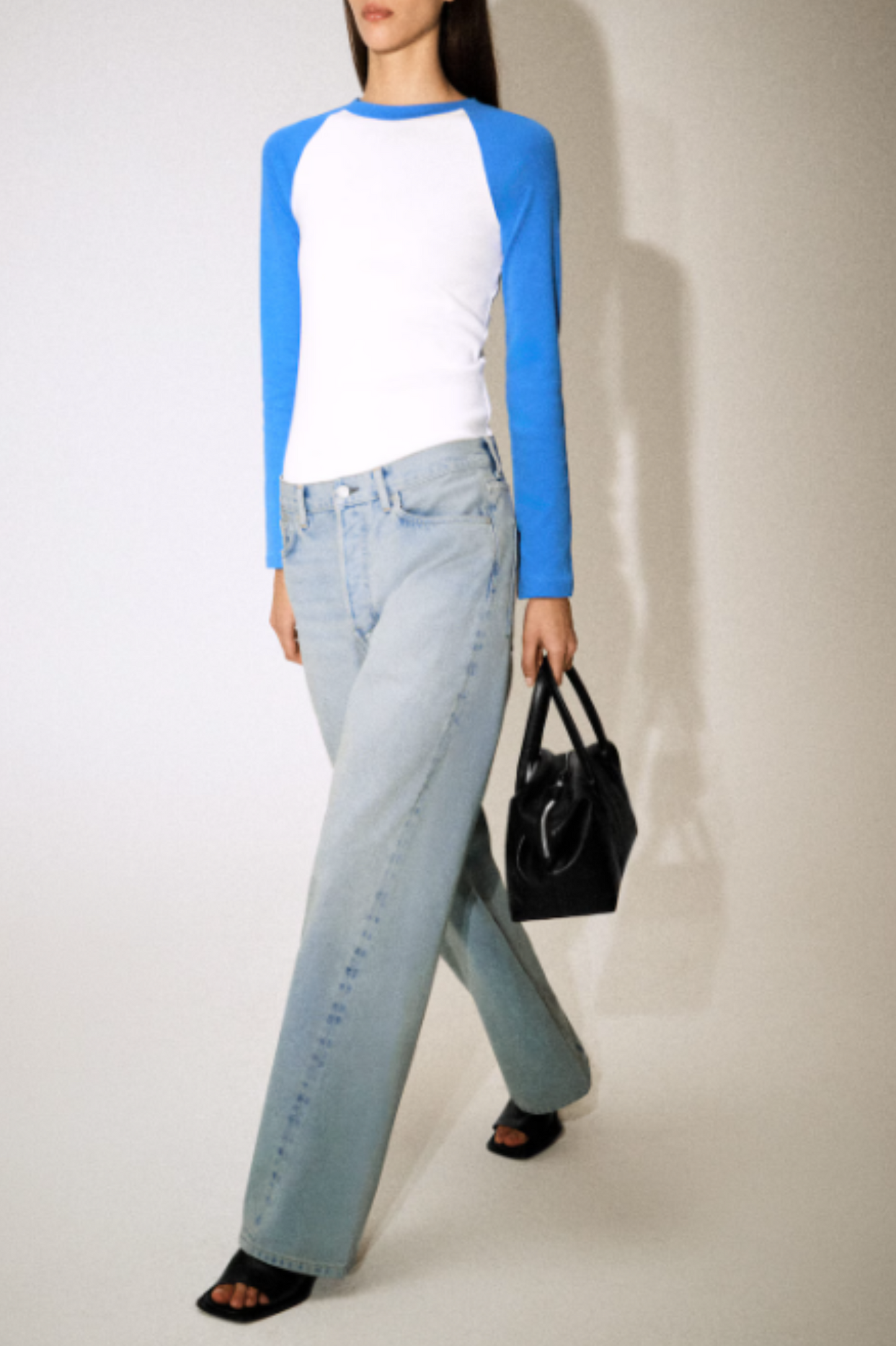 Contrast-Sleeve T-Shirt