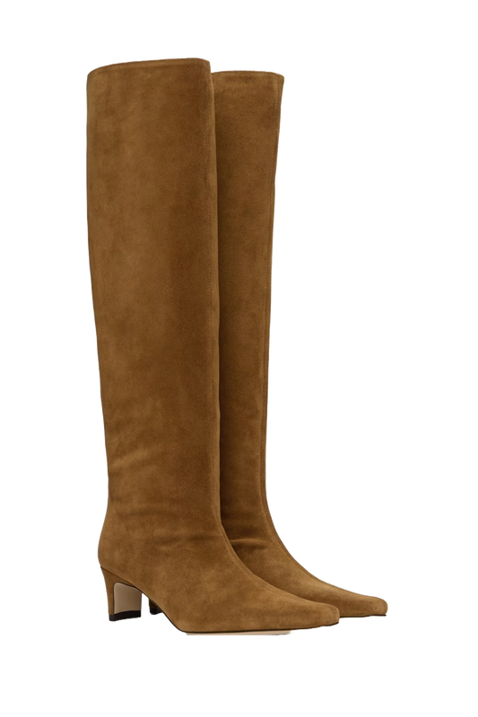Tan Wally Suede Tall Boots