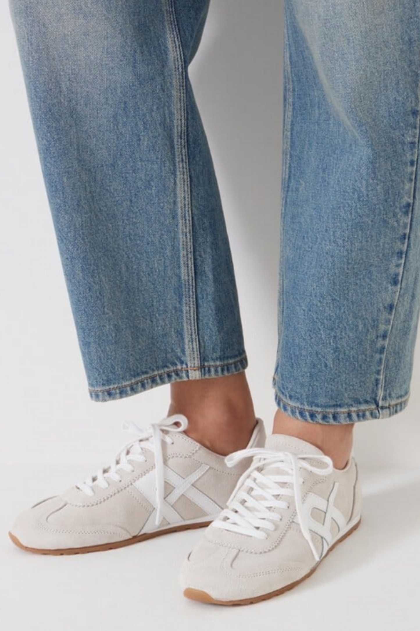 Suede Slimline Retro Trainers