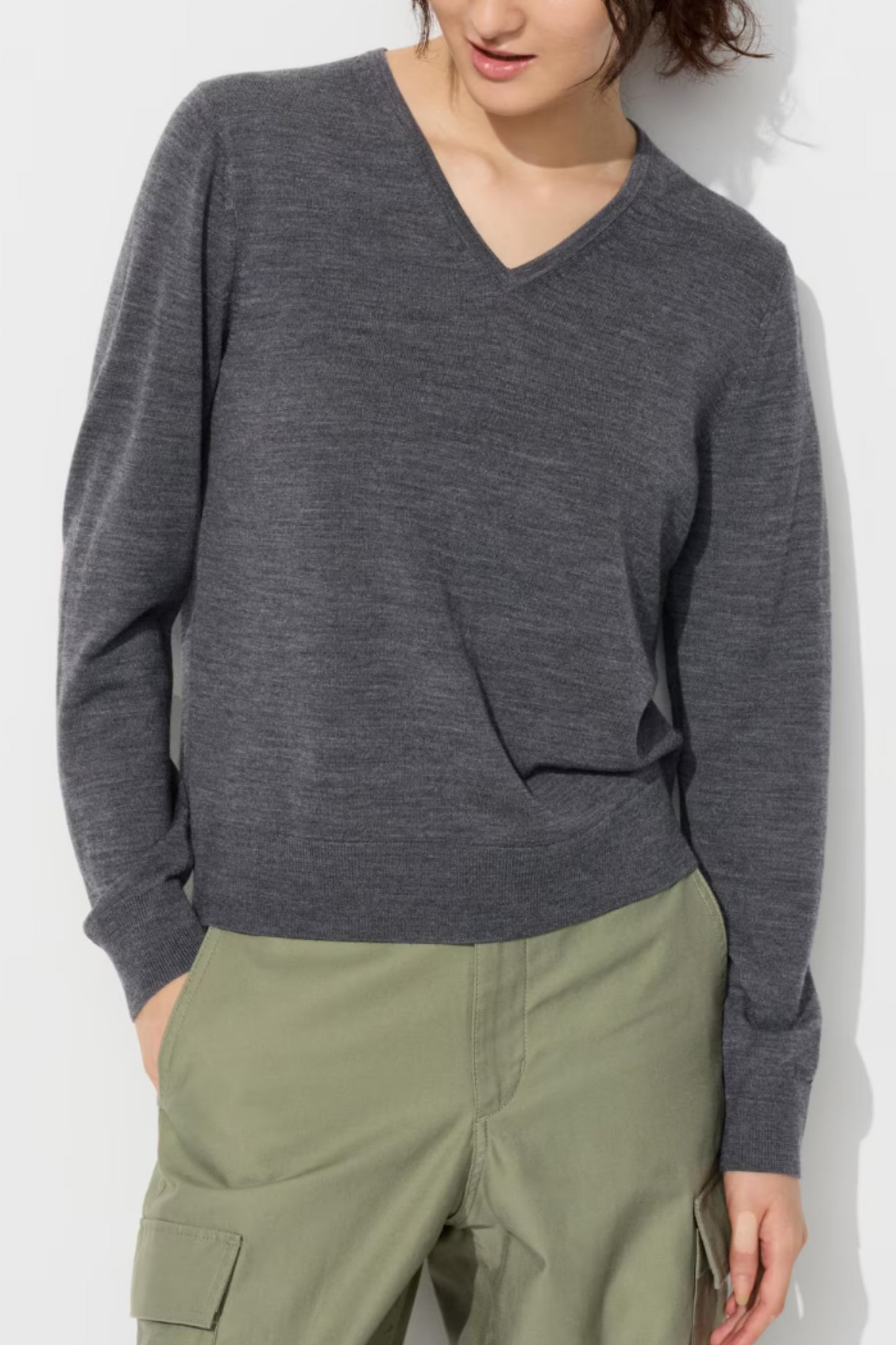 100% Merino V Neck Jumper