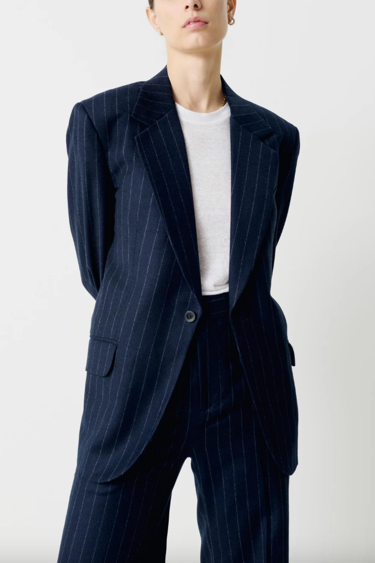 The Pinstripe Suit Jacket