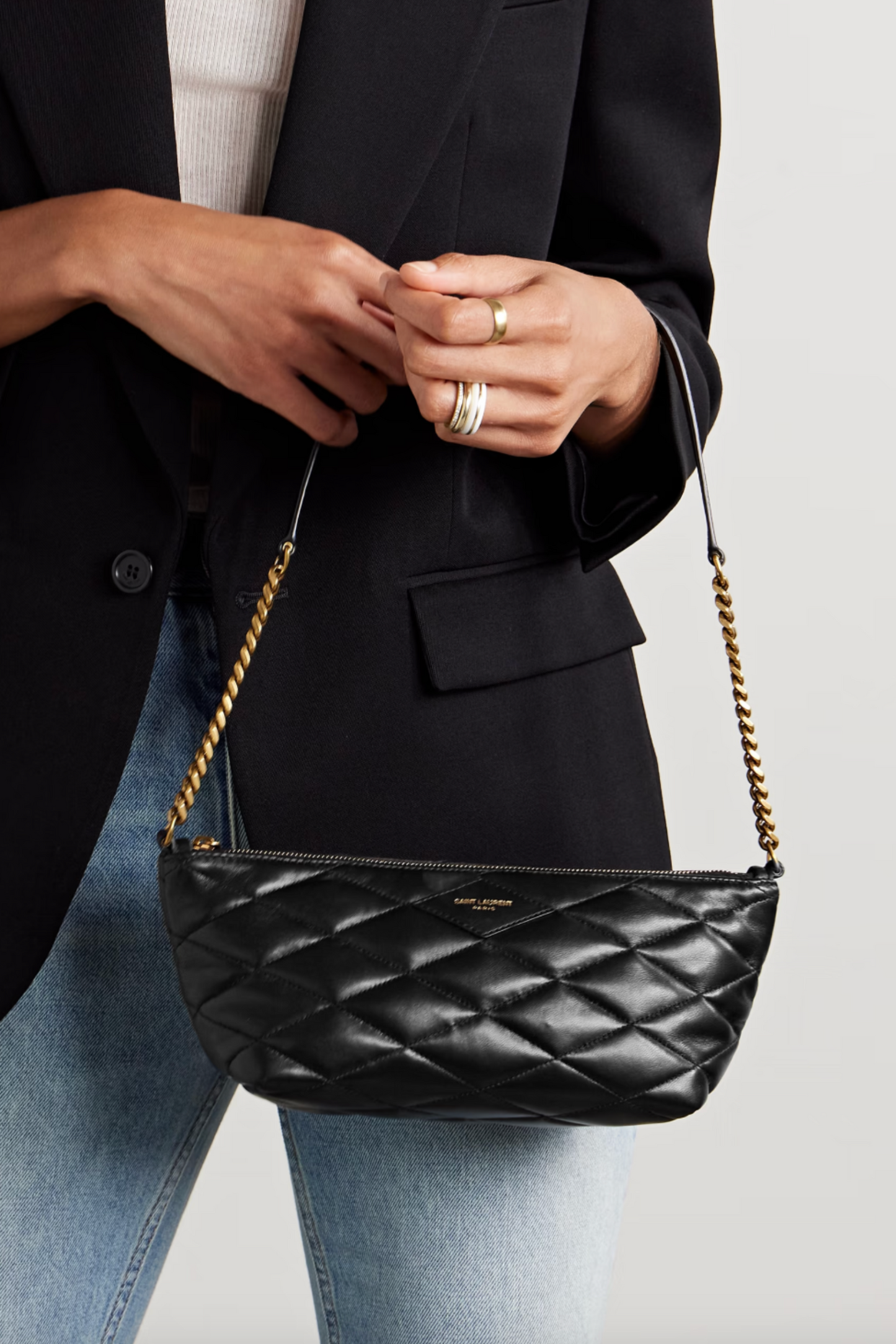 Quilted Leather Shoulder Bag