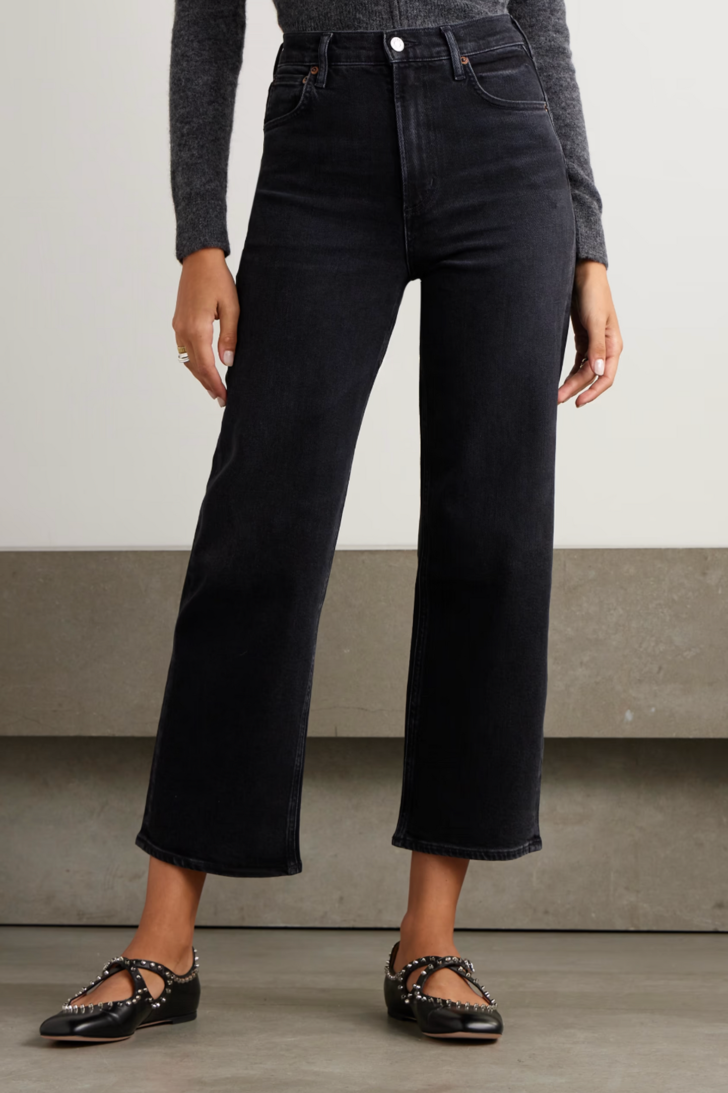 Ren High-rise Wide-leg Jeans