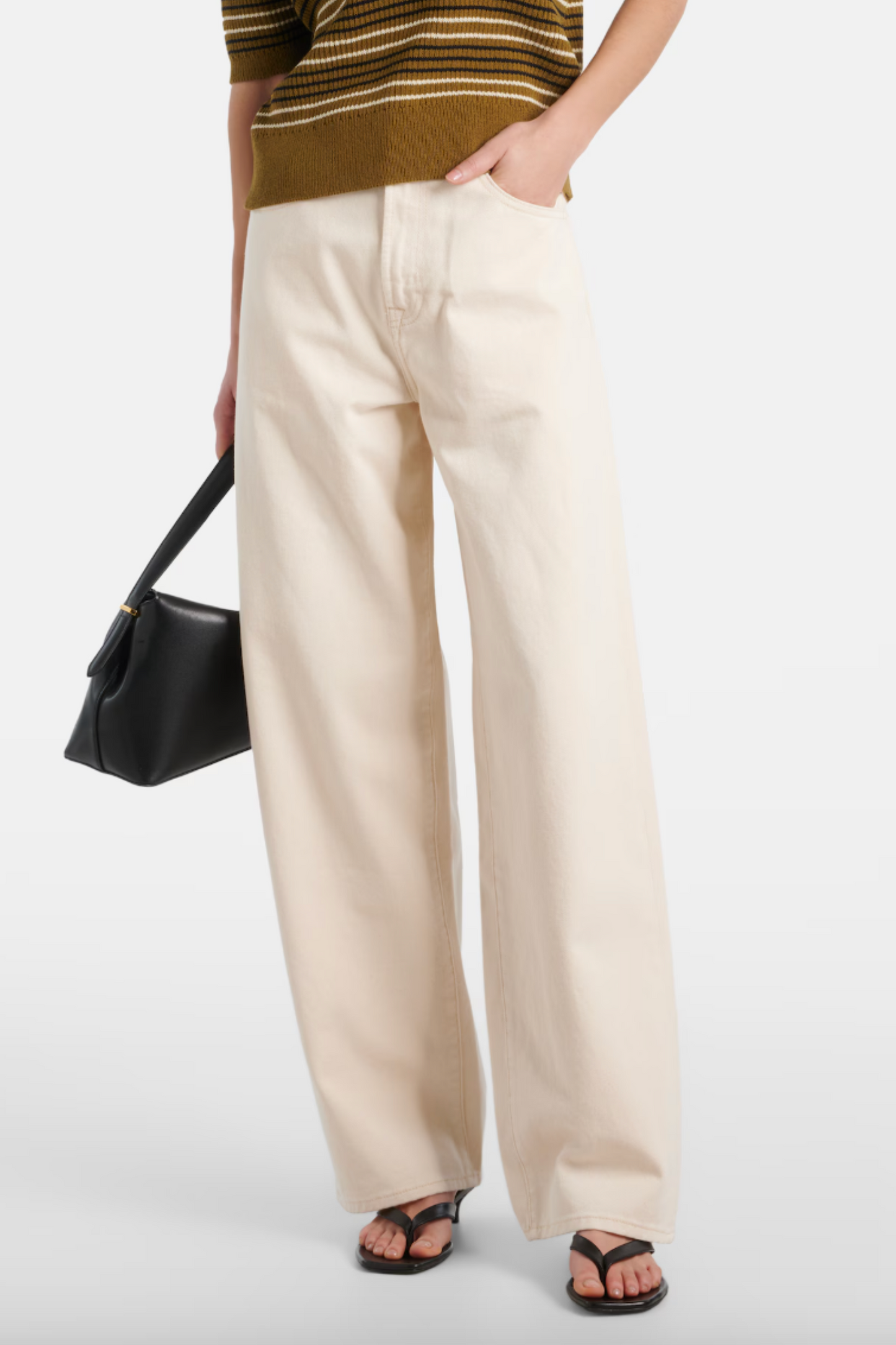 High-rise Wide-leg Jeans