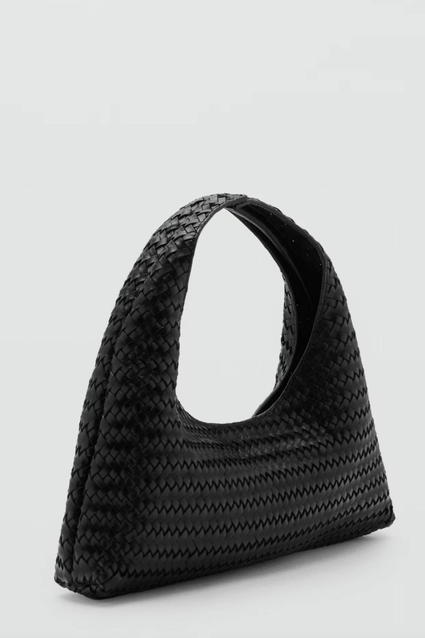 Braided Leather Handbag