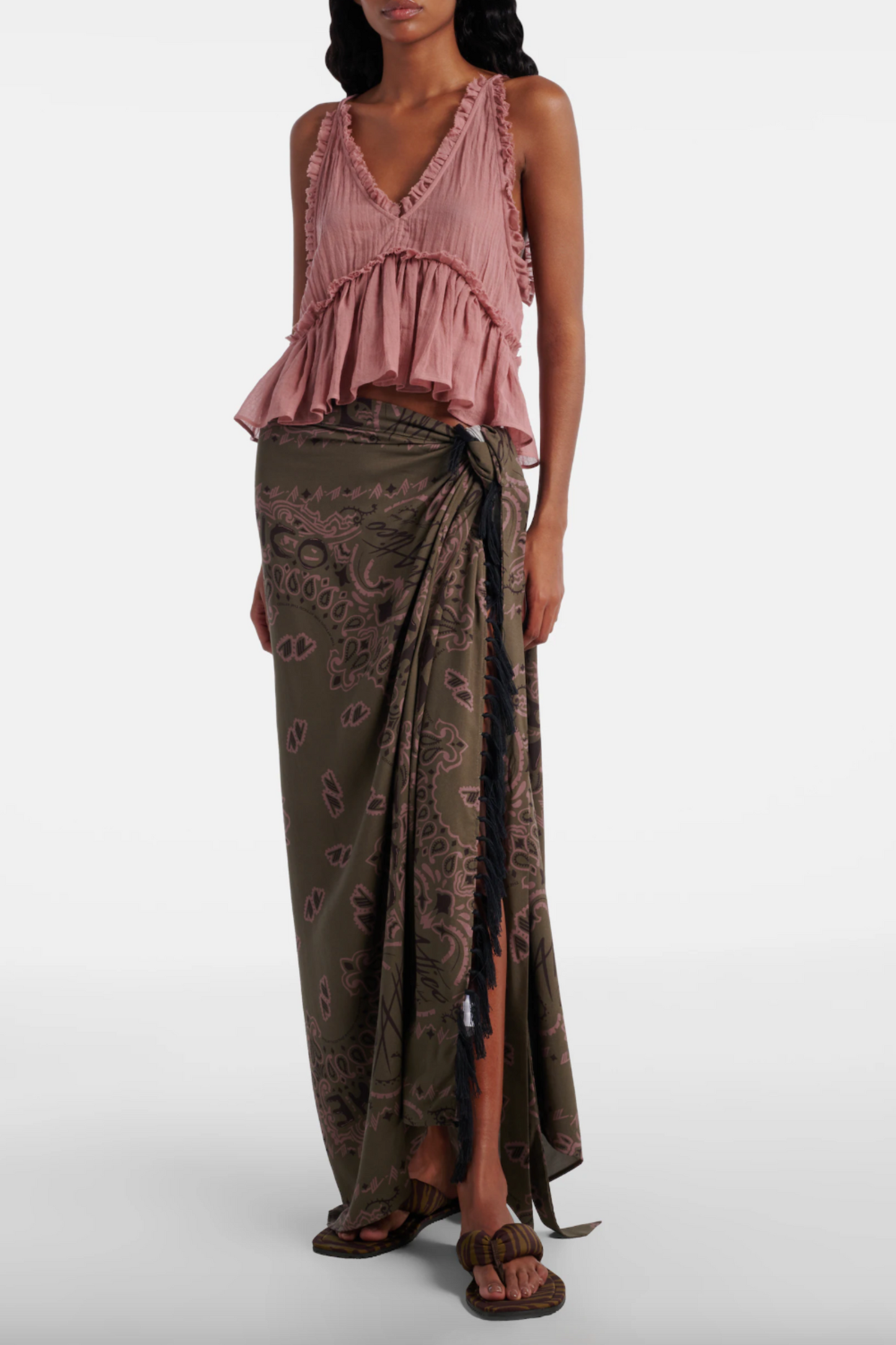 Bandana Muslin Beach Cover-up