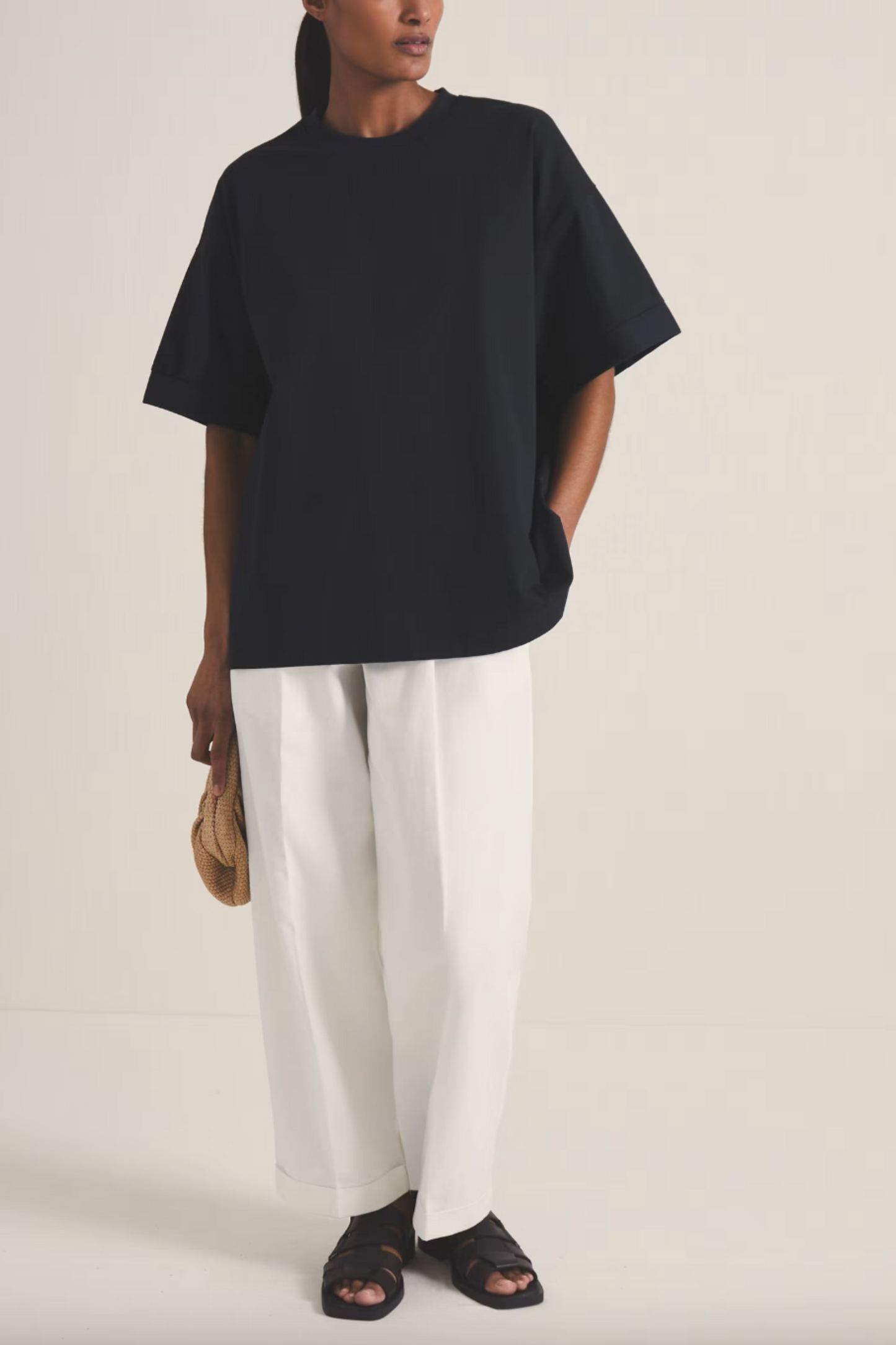 Ziggy Reiss | Les 100 Ciels Oversize T-Shirt in Navy