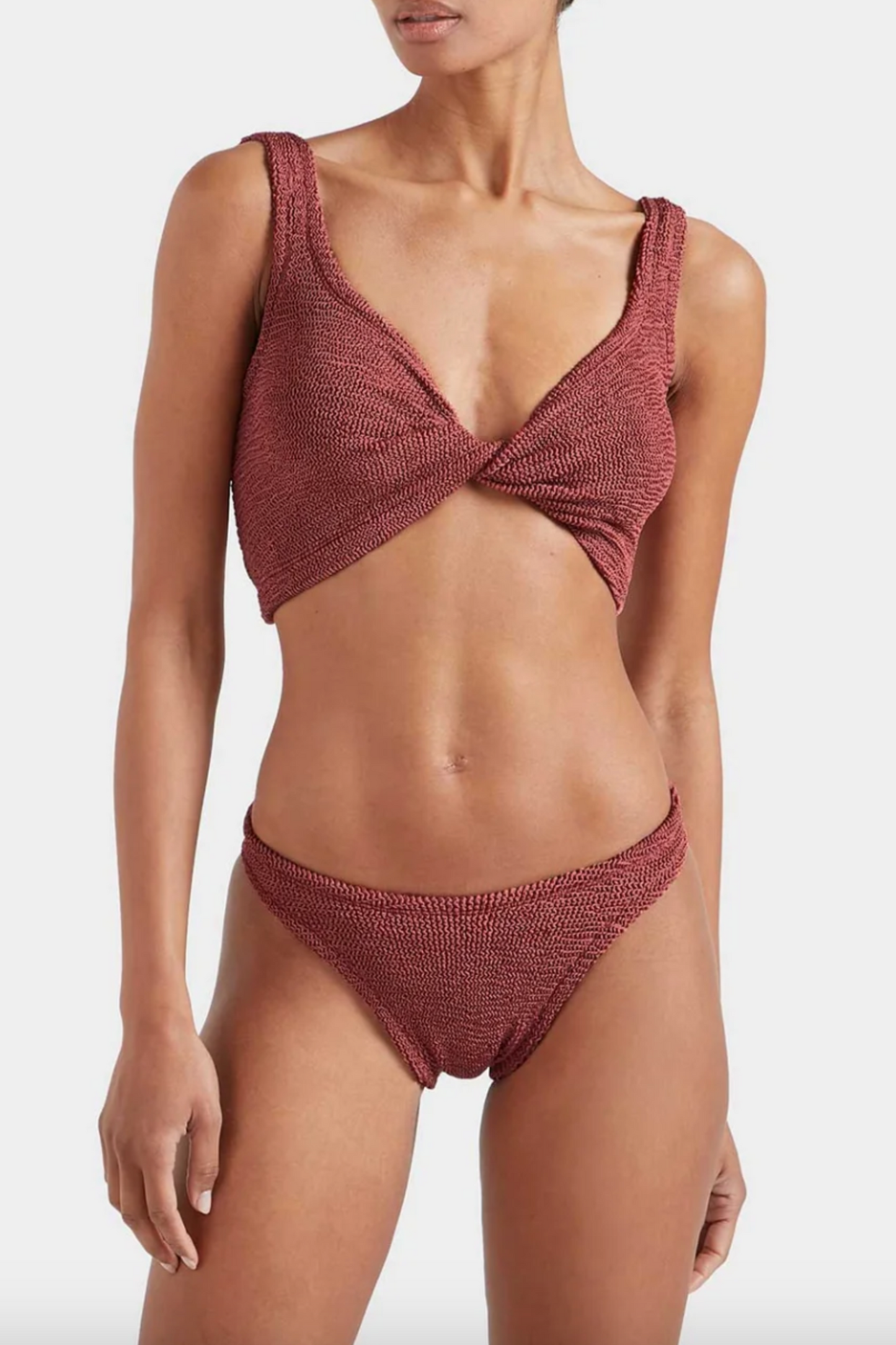 Coverage Juno Bikini Metallic Rosewood