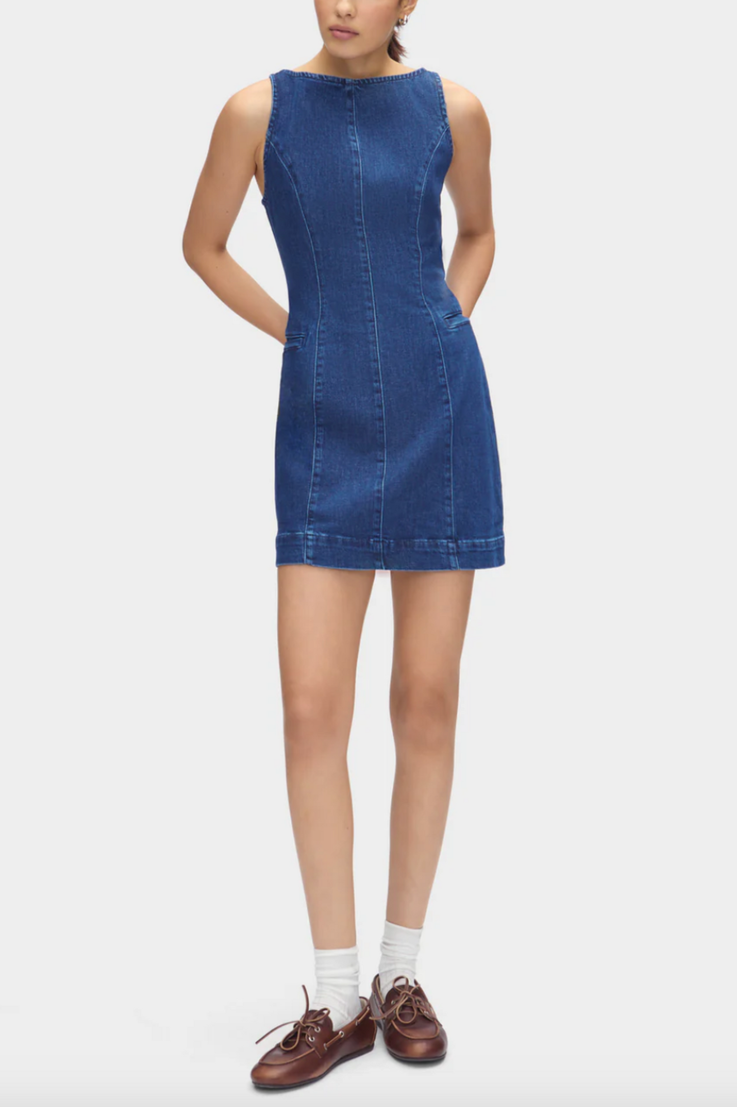 Lyra Mini Denim Dress